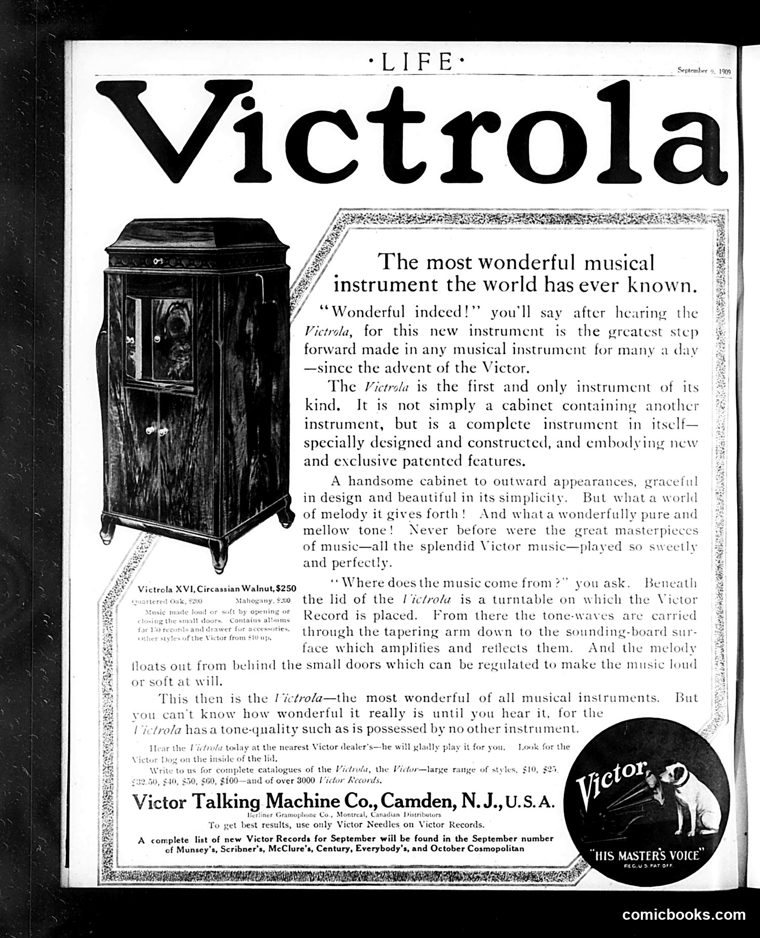 Life — September 9, 1909 — page 32 of 32
