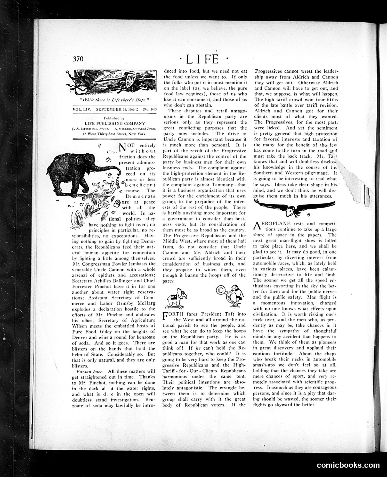 Life — September 16, 1909 — page 6 of 32