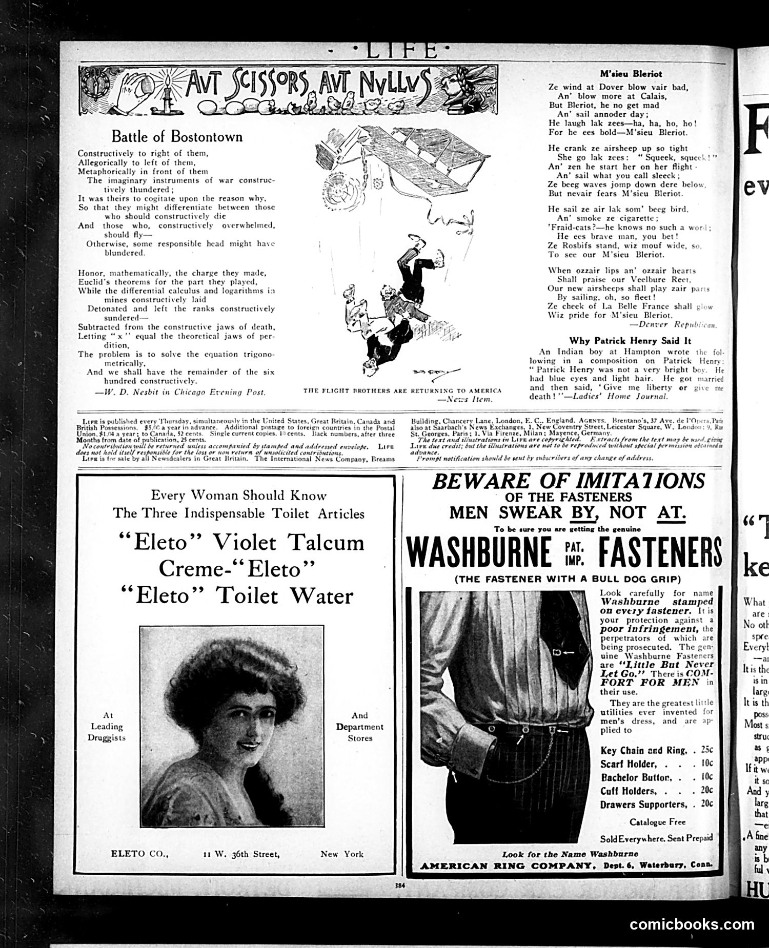 Life — September 16, 1909 — page 20 of 32