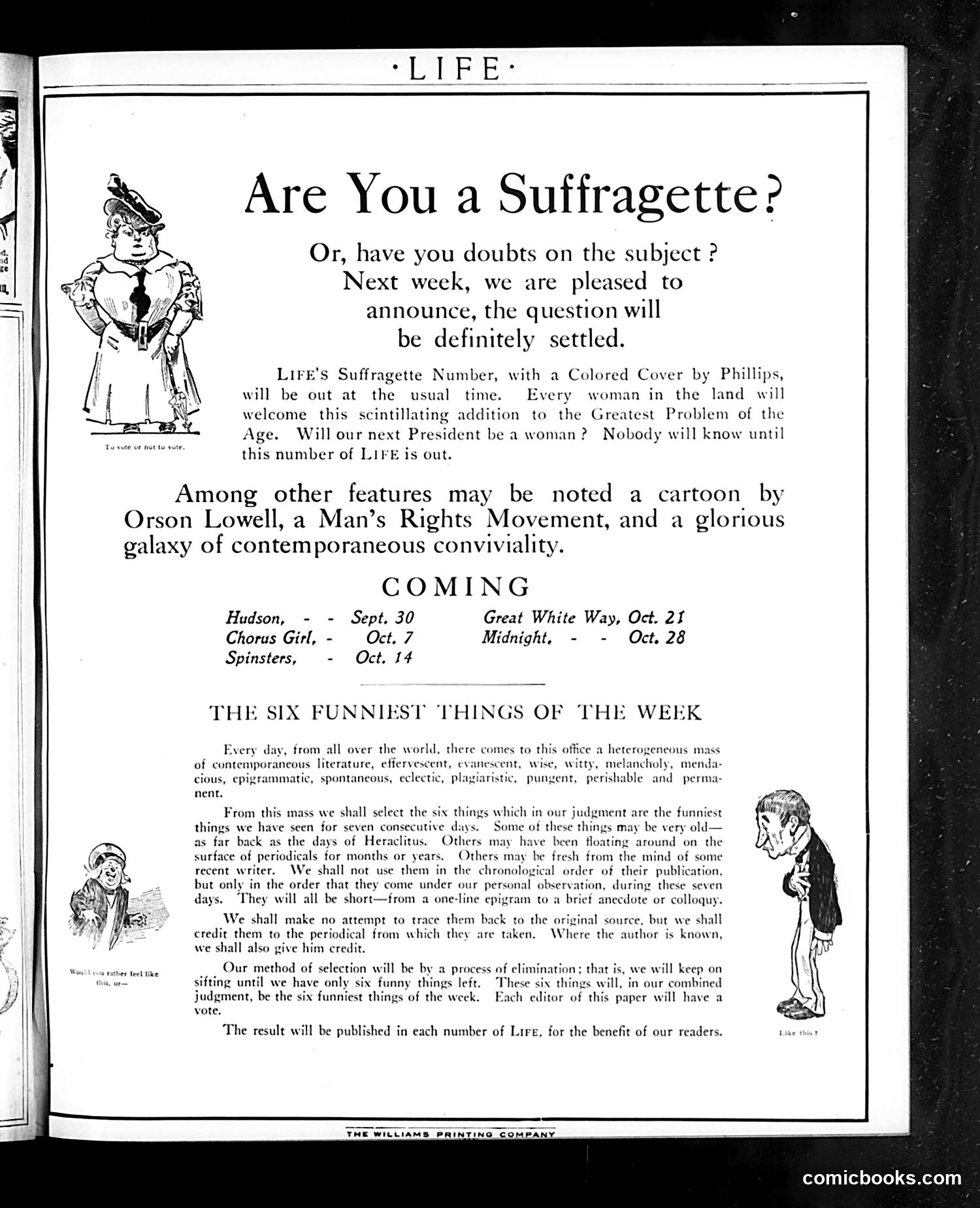 Life — September 16, 1909 — page 31 of 32