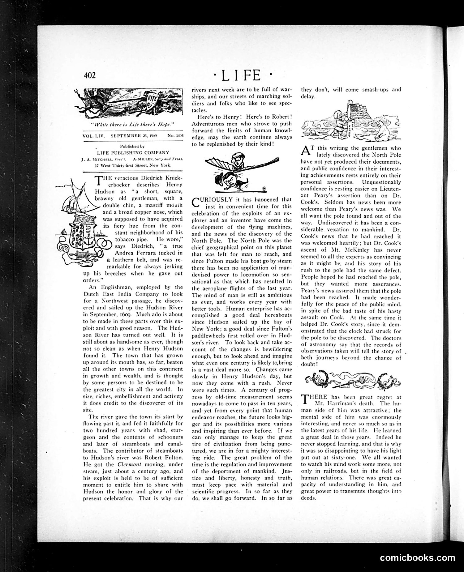 Life — September 23, 1909 — page 6 of 28