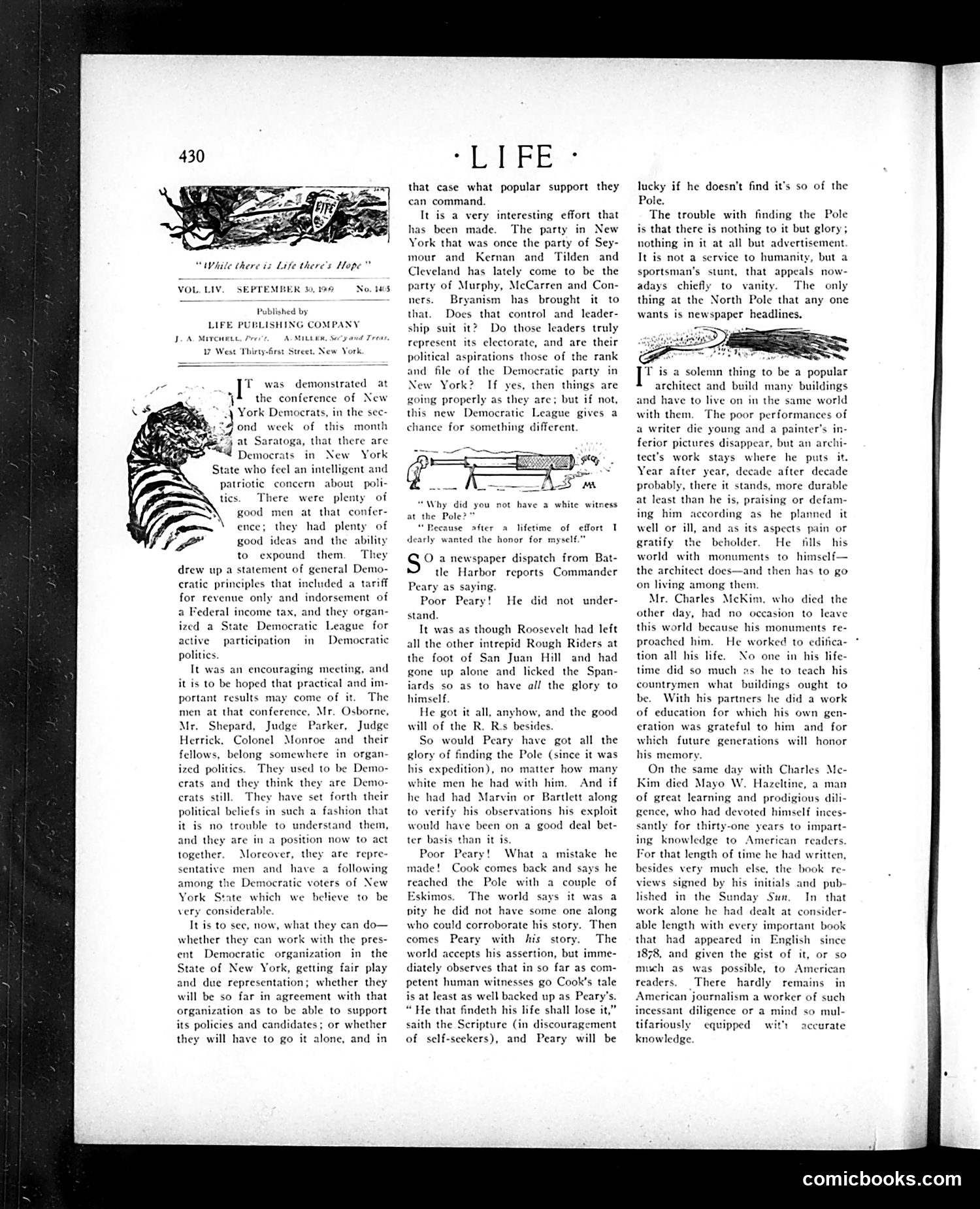 Life — September 30, 1909 — page 6 of 32