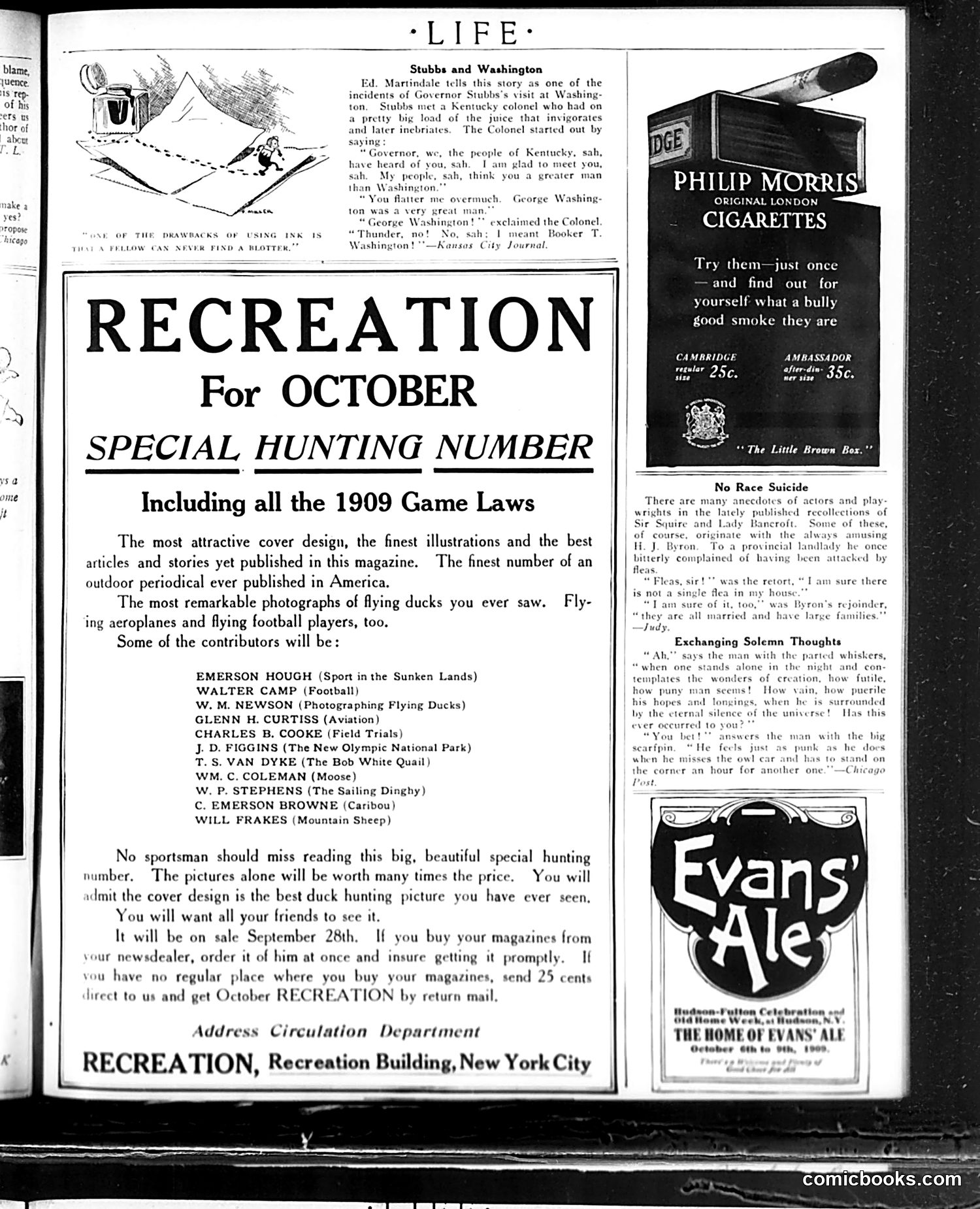 Life — September 30, 1909 — page 31 of 32