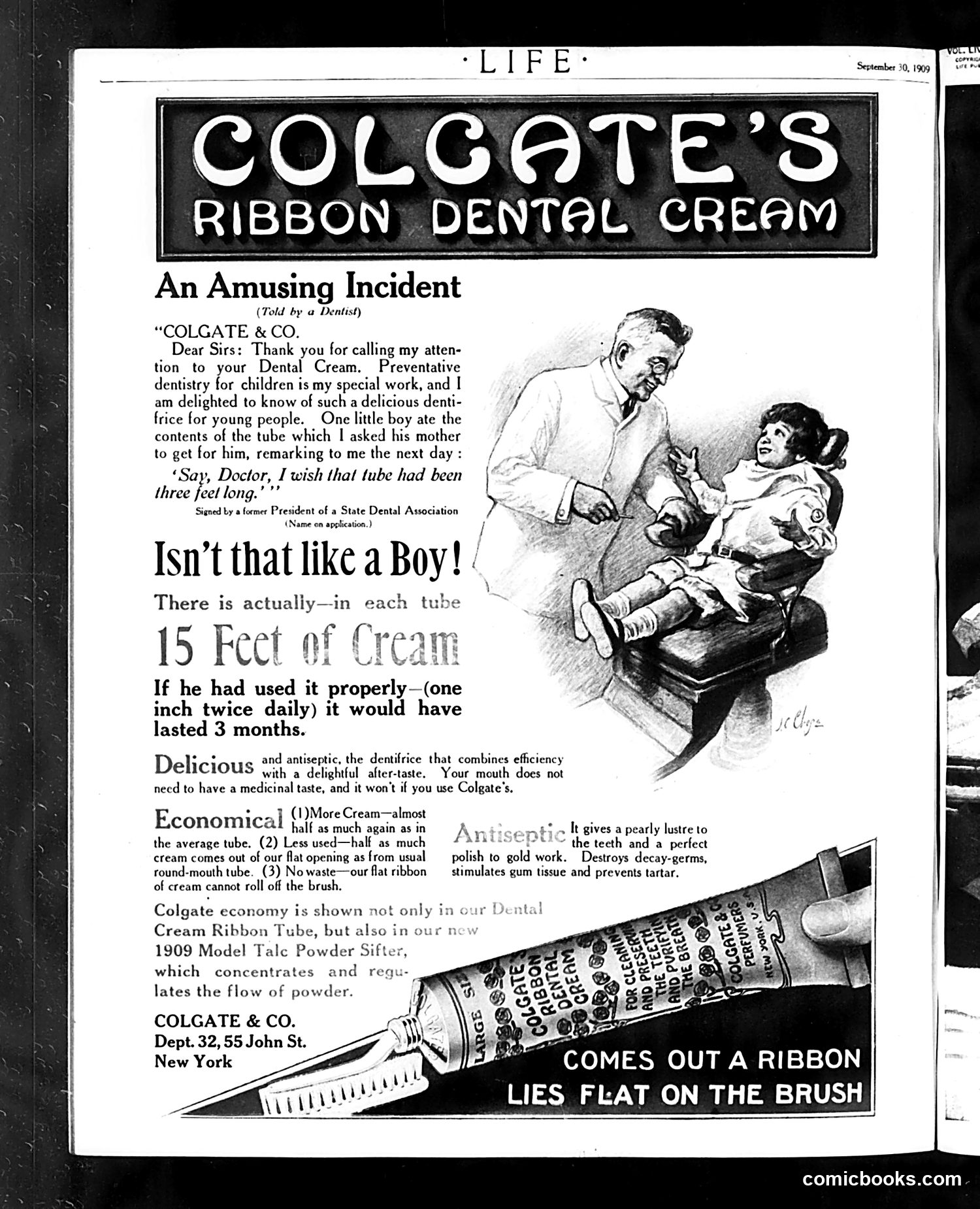 Life — September 30, 1909 — page 32 of 32