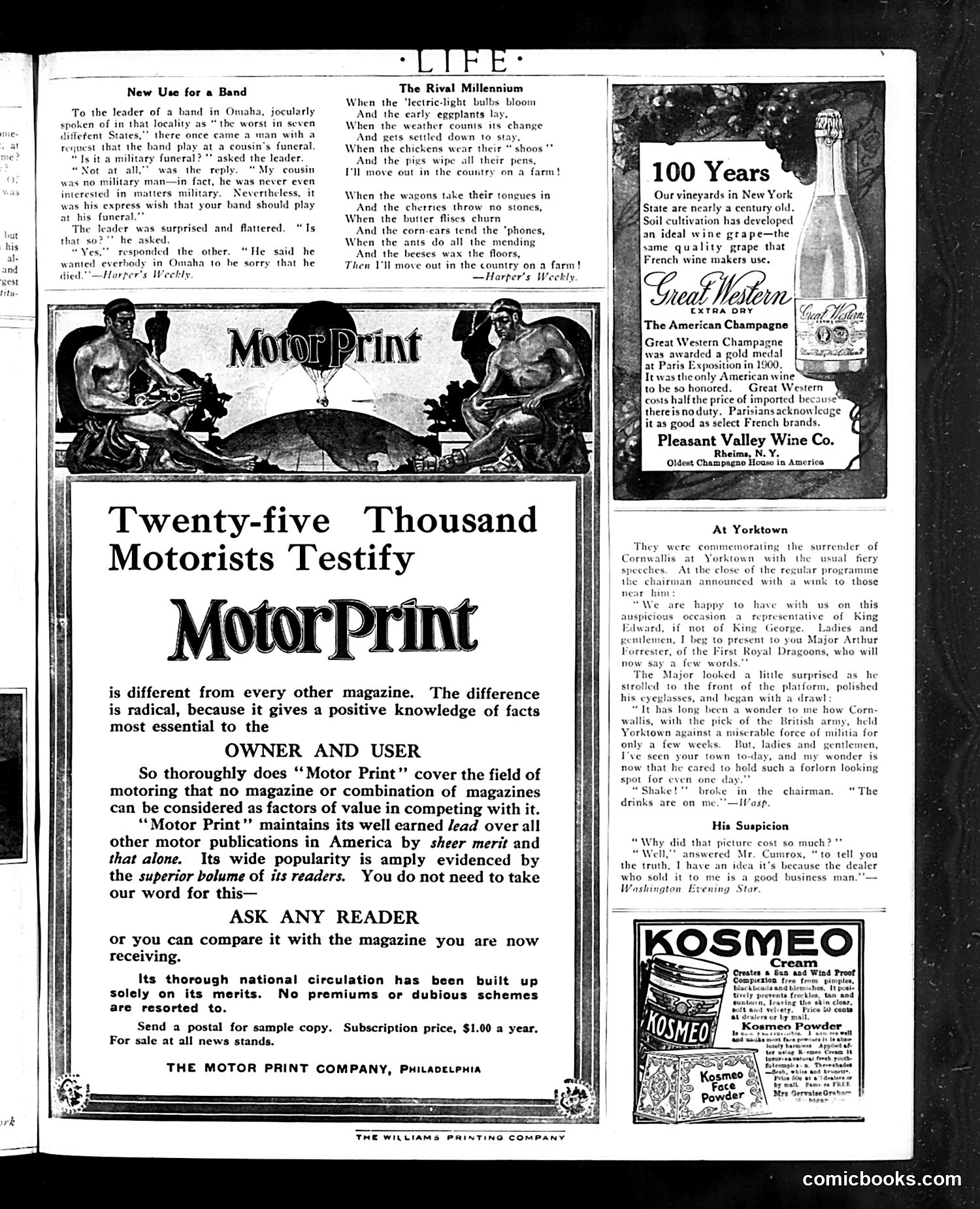 Life — October 7, 1909 — page 43 of 44