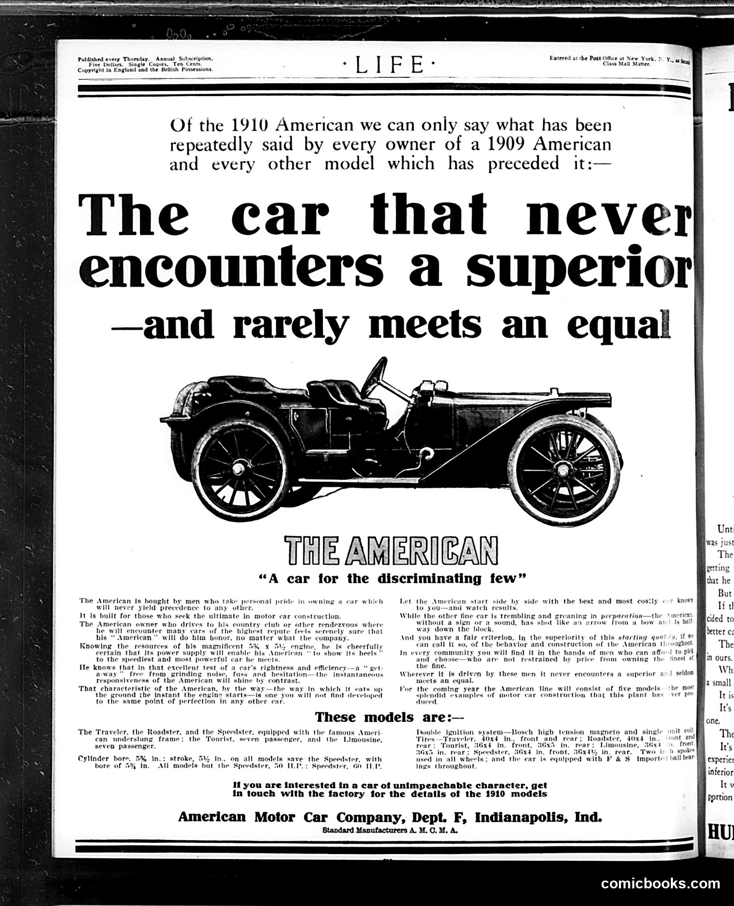 Life — October 14, 1909 — page 2 of 36
