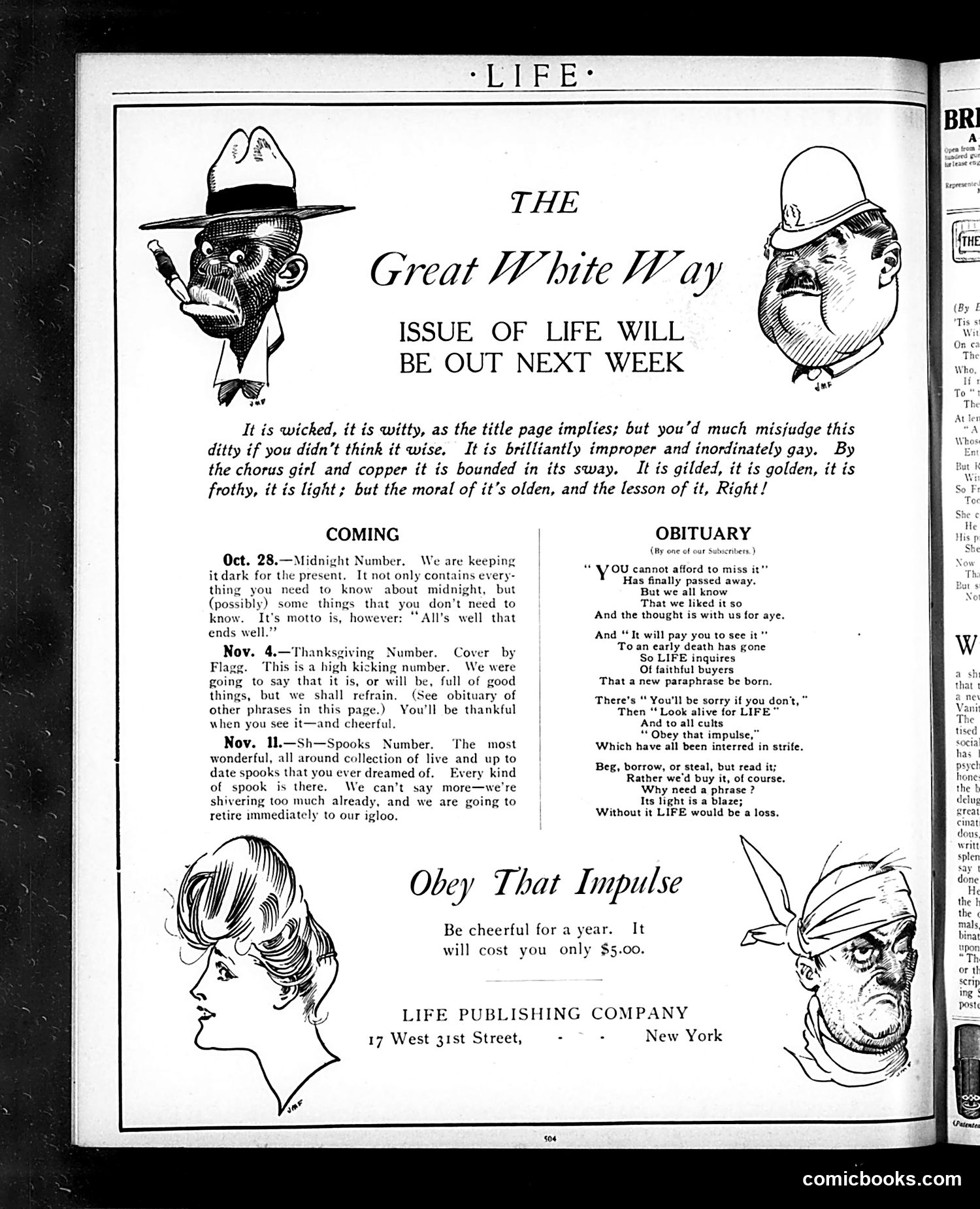 Life — October 14, 1909 — page 4 of 36