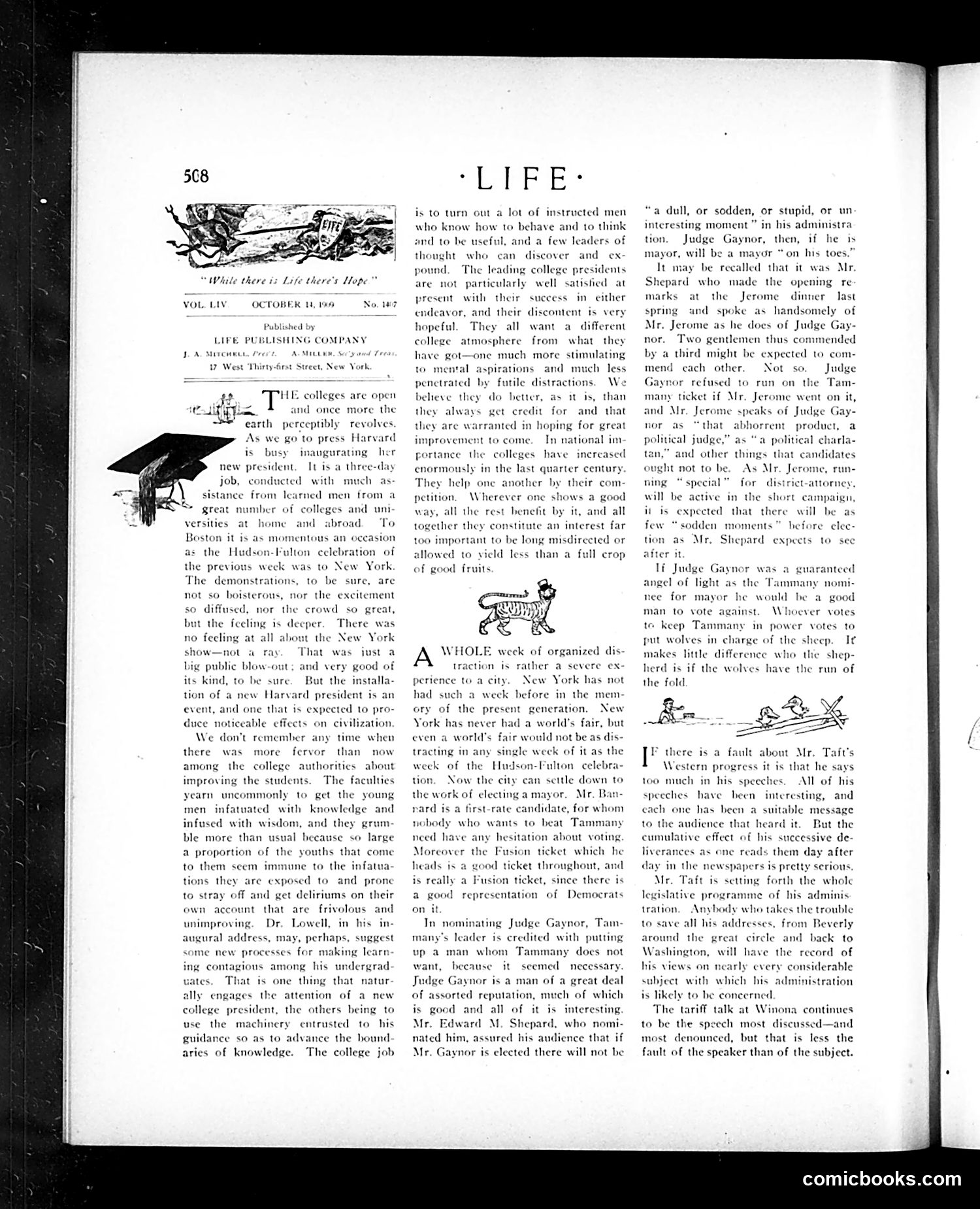 Life — October 14, 1909 — page 8 of 36