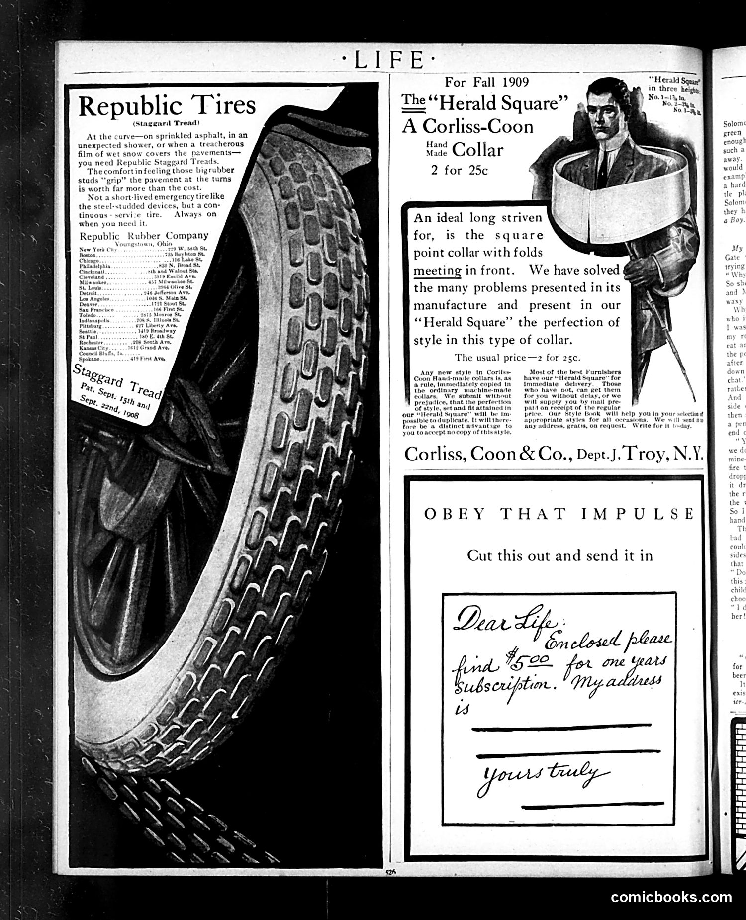 Life — October 14, 1909 — page 26 of 36