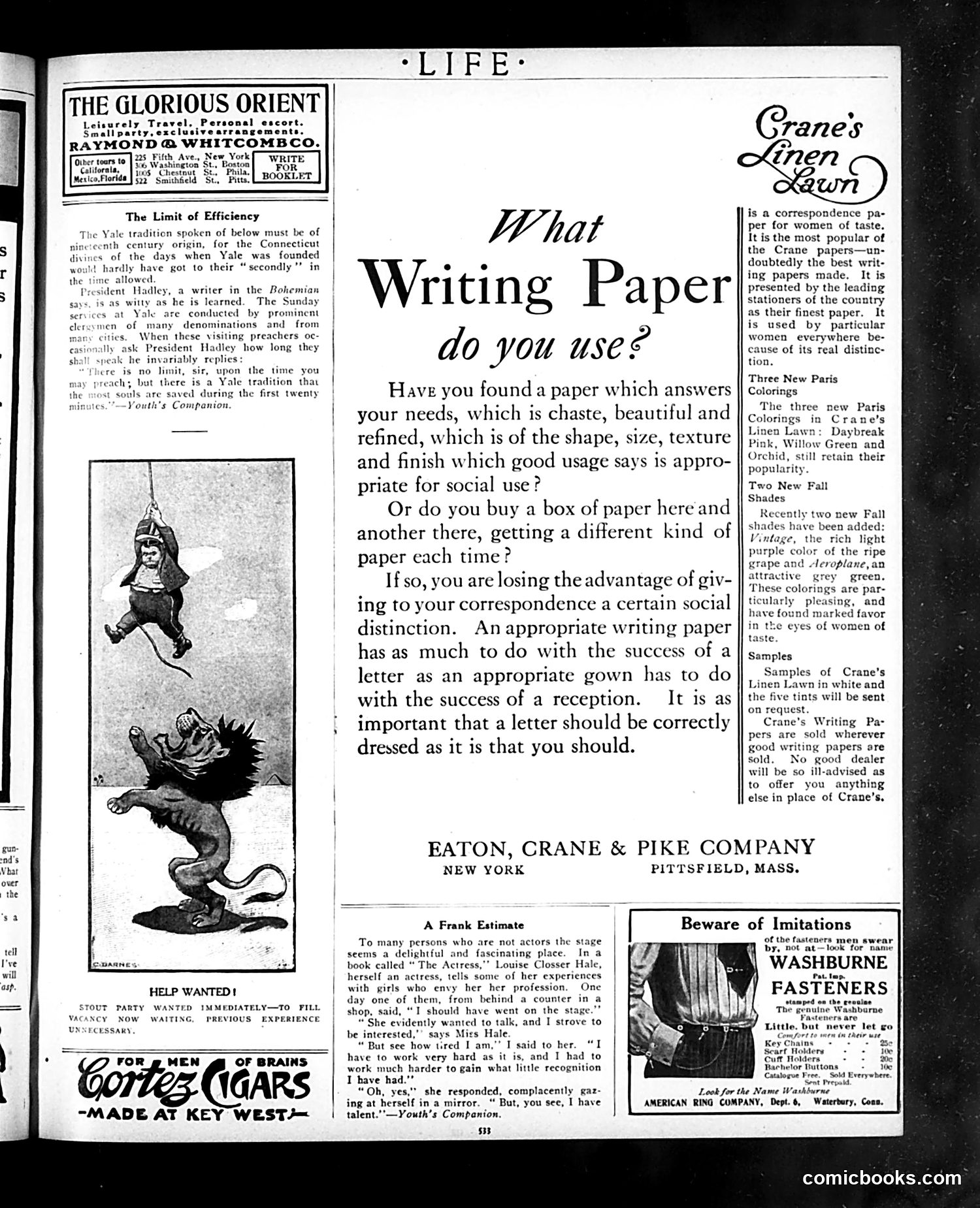 Life — October 14, 1909 — page 33 of 36