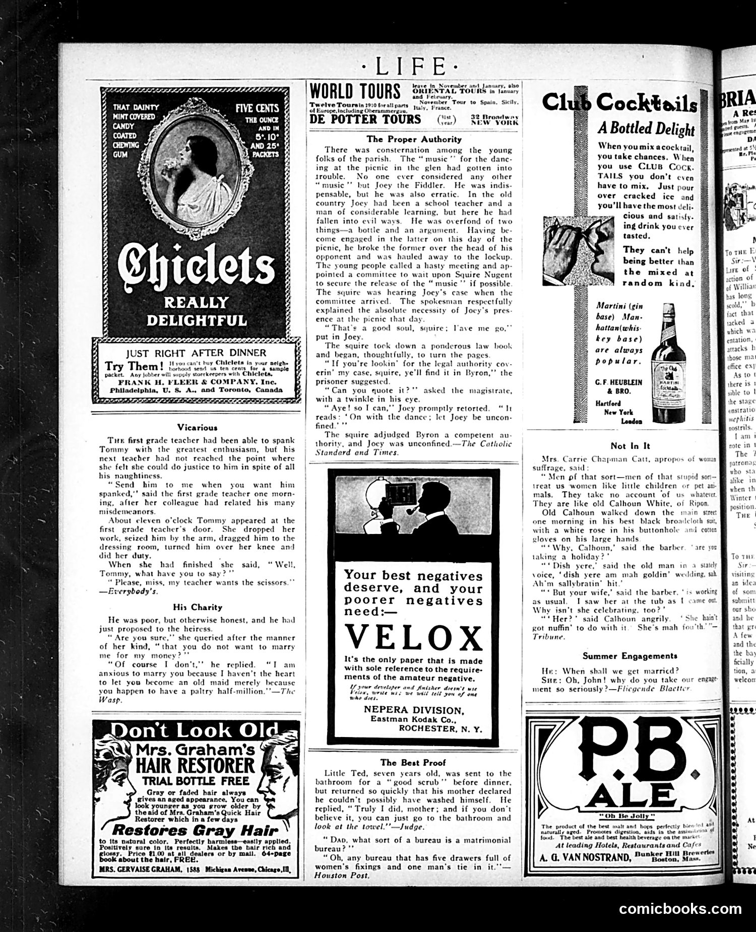 Life — October 21, 1909 — page 26 of 32