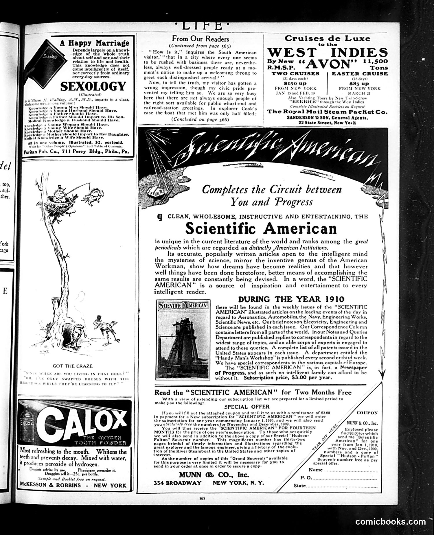 Life — October 21, 1909 — page 29 of 32