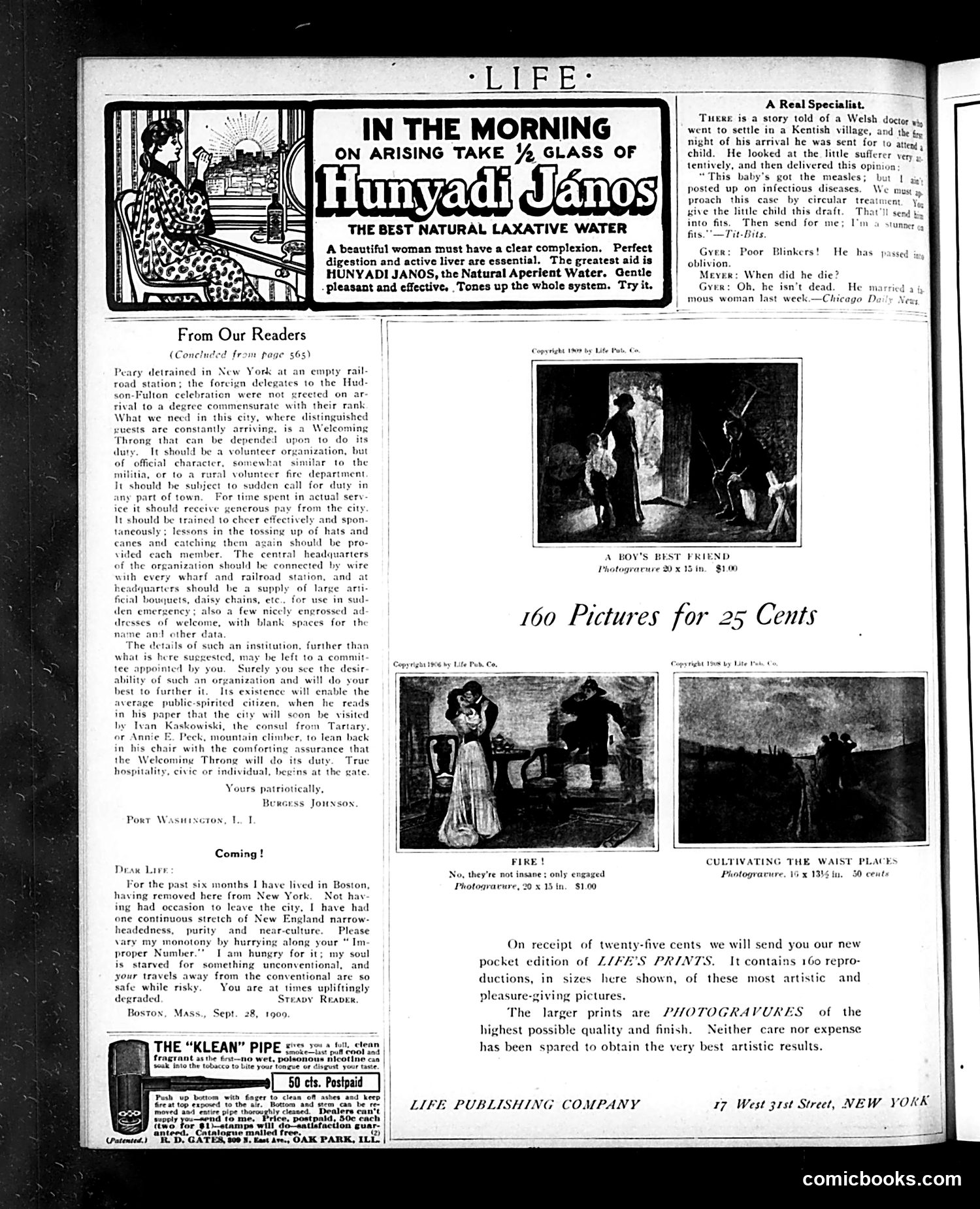 Life — October 21, 1909 — page 30 of 32