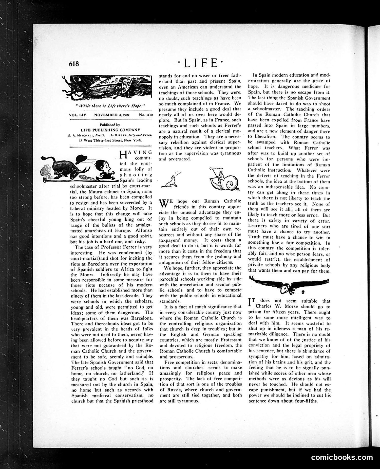 Life — November 4, 1909 — page 14 of 52