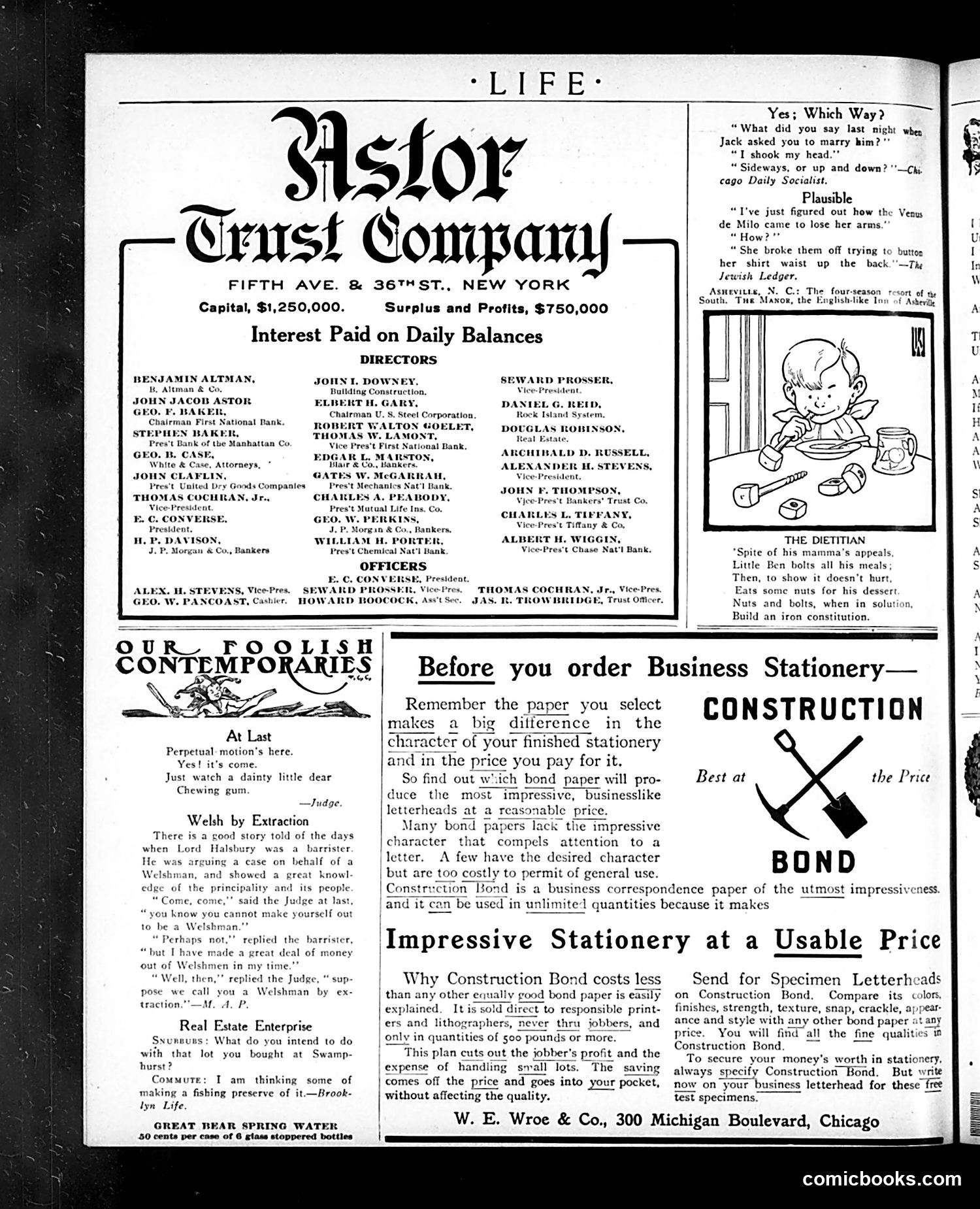 Life — November 4, 1909 — page 36 of 52