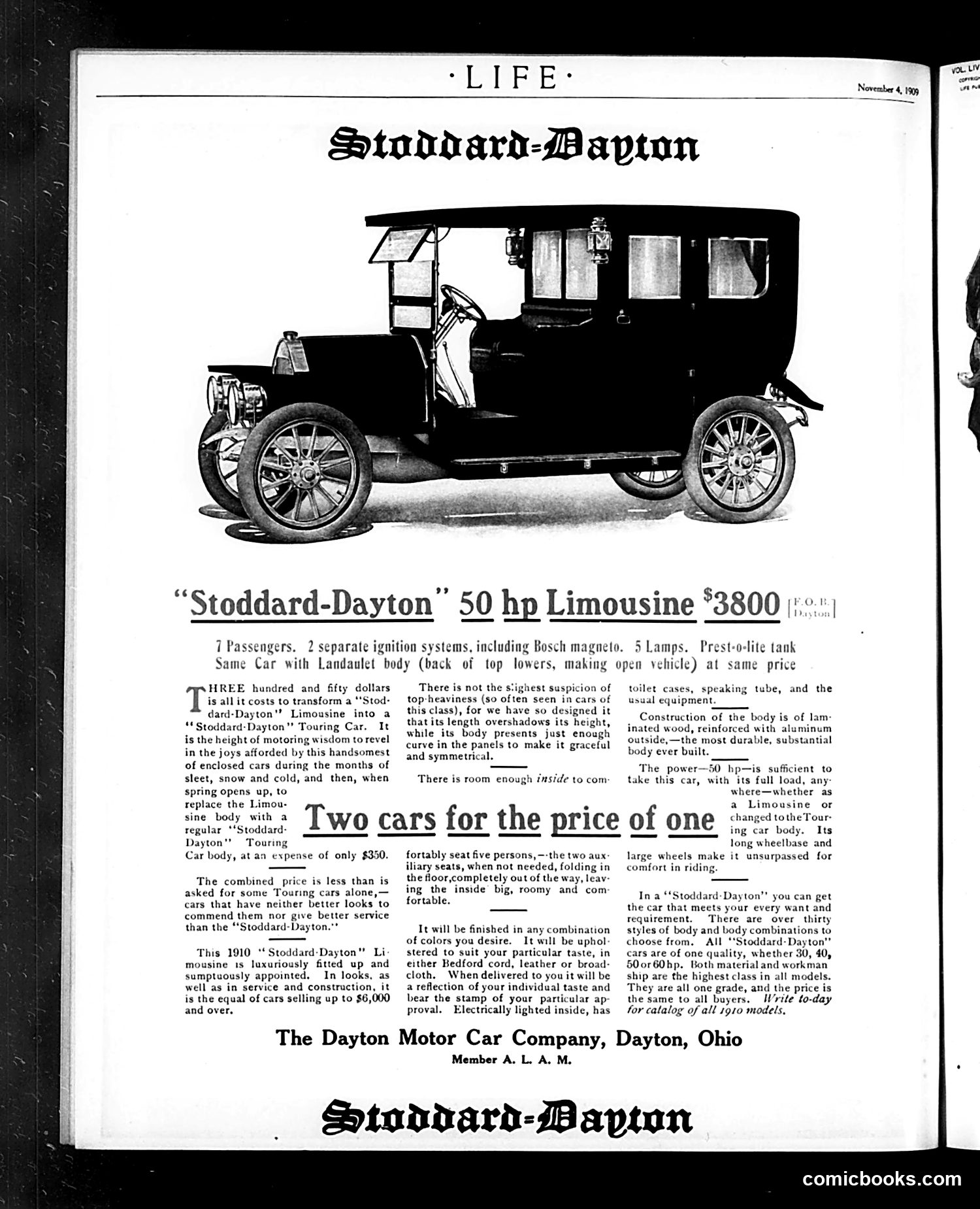 Life — November 4, 1909 — page 52 of 52