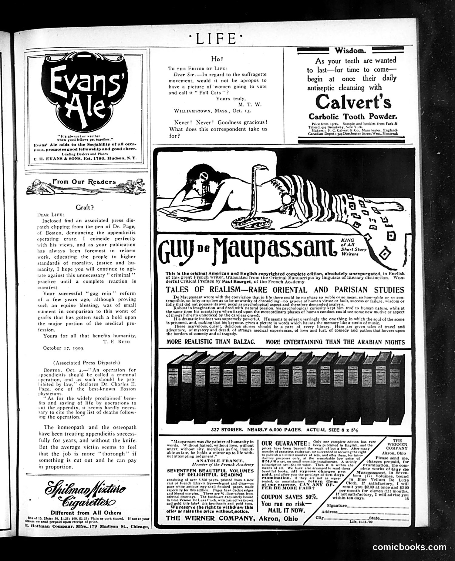 Life — November 11, 1909 — page 5 of 36