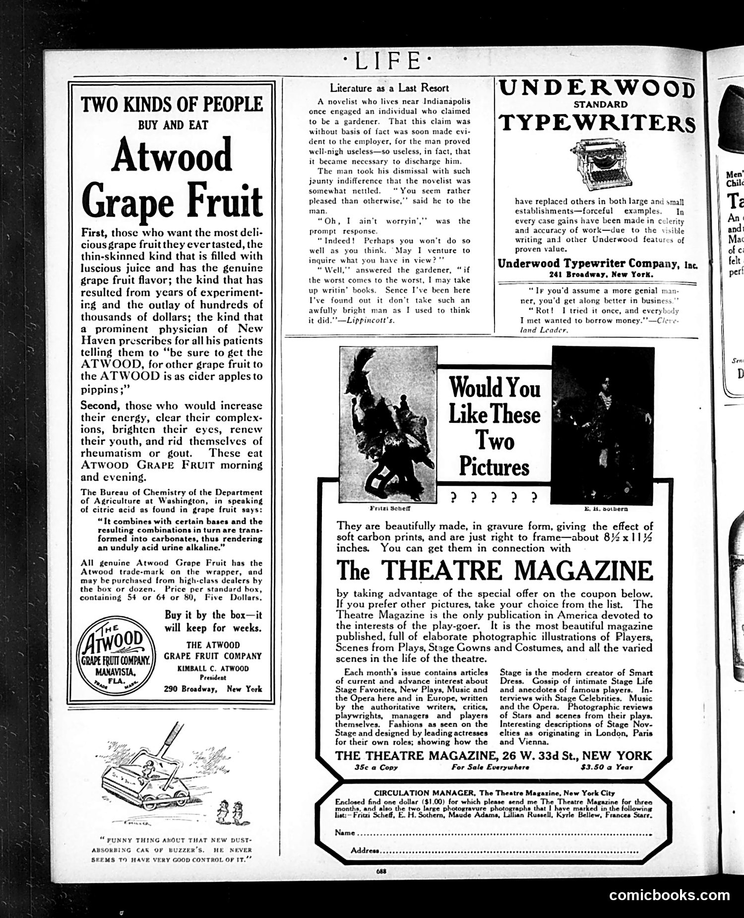 Life — November 11, 1909 — page 32 of 36