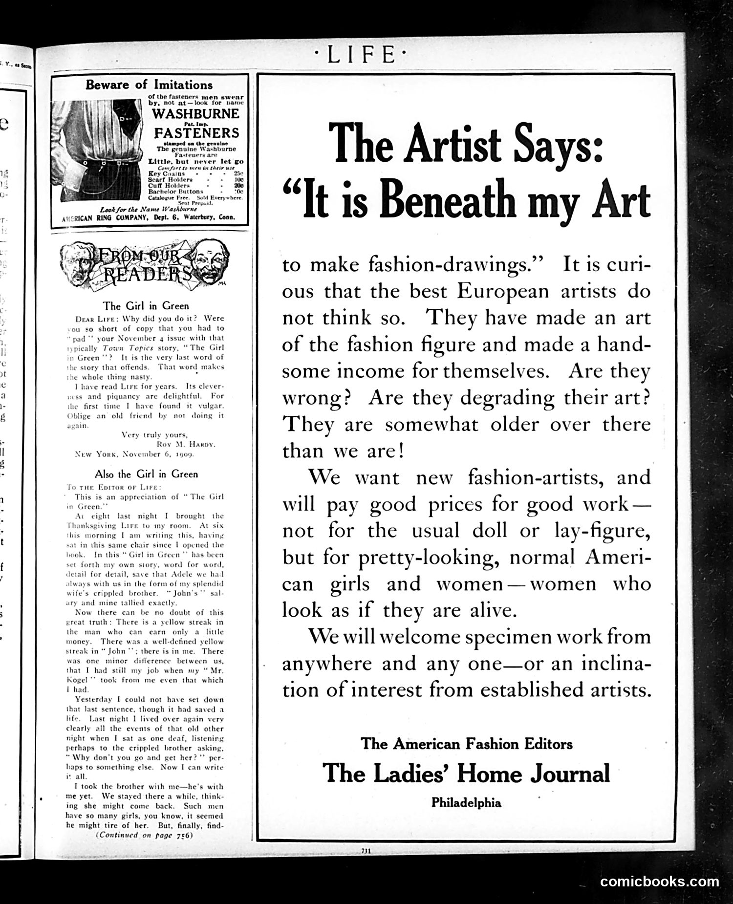 Life — November 25, 1909 — page 3 of 32