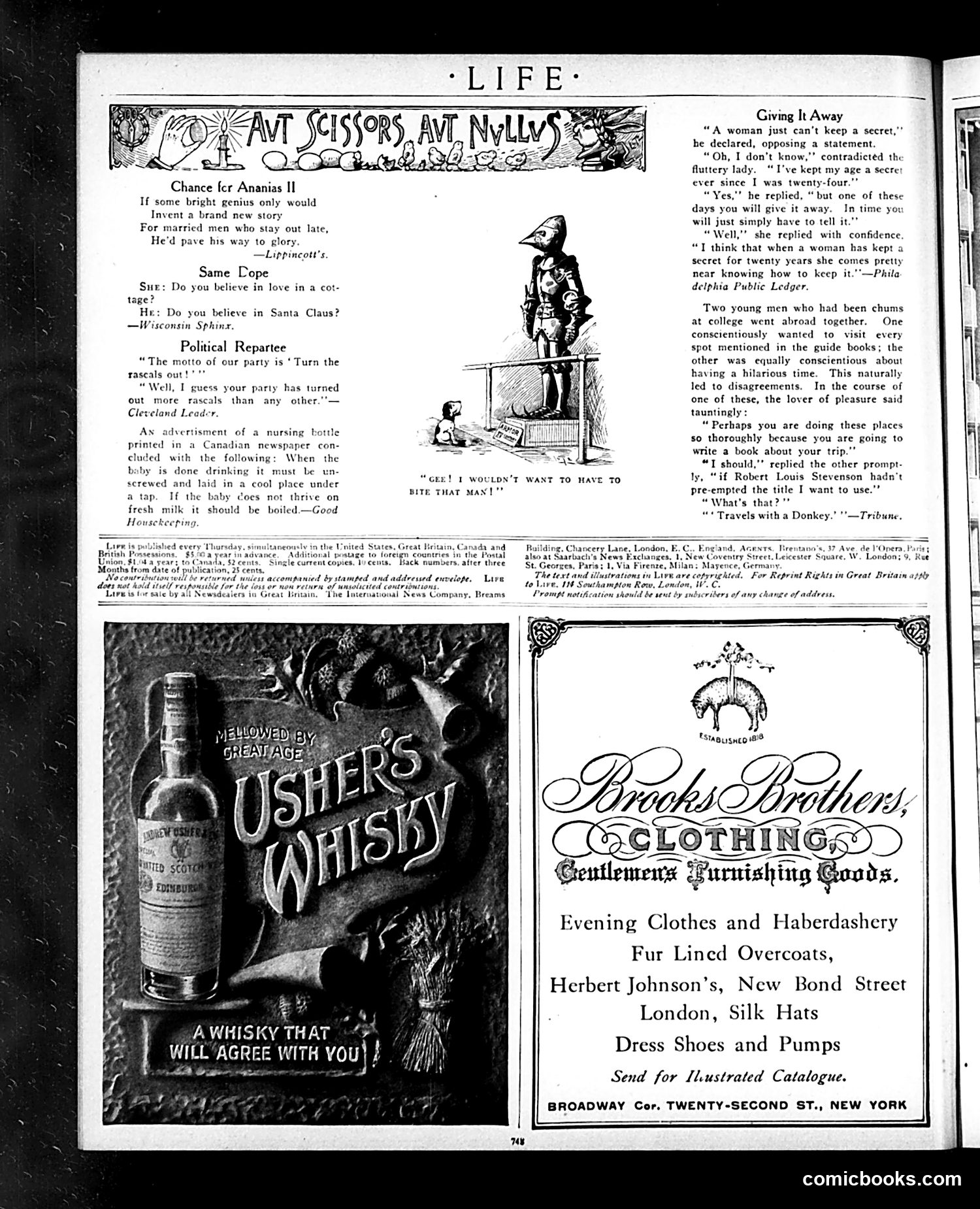 Life — November 25, 1909 — page 20 of 32