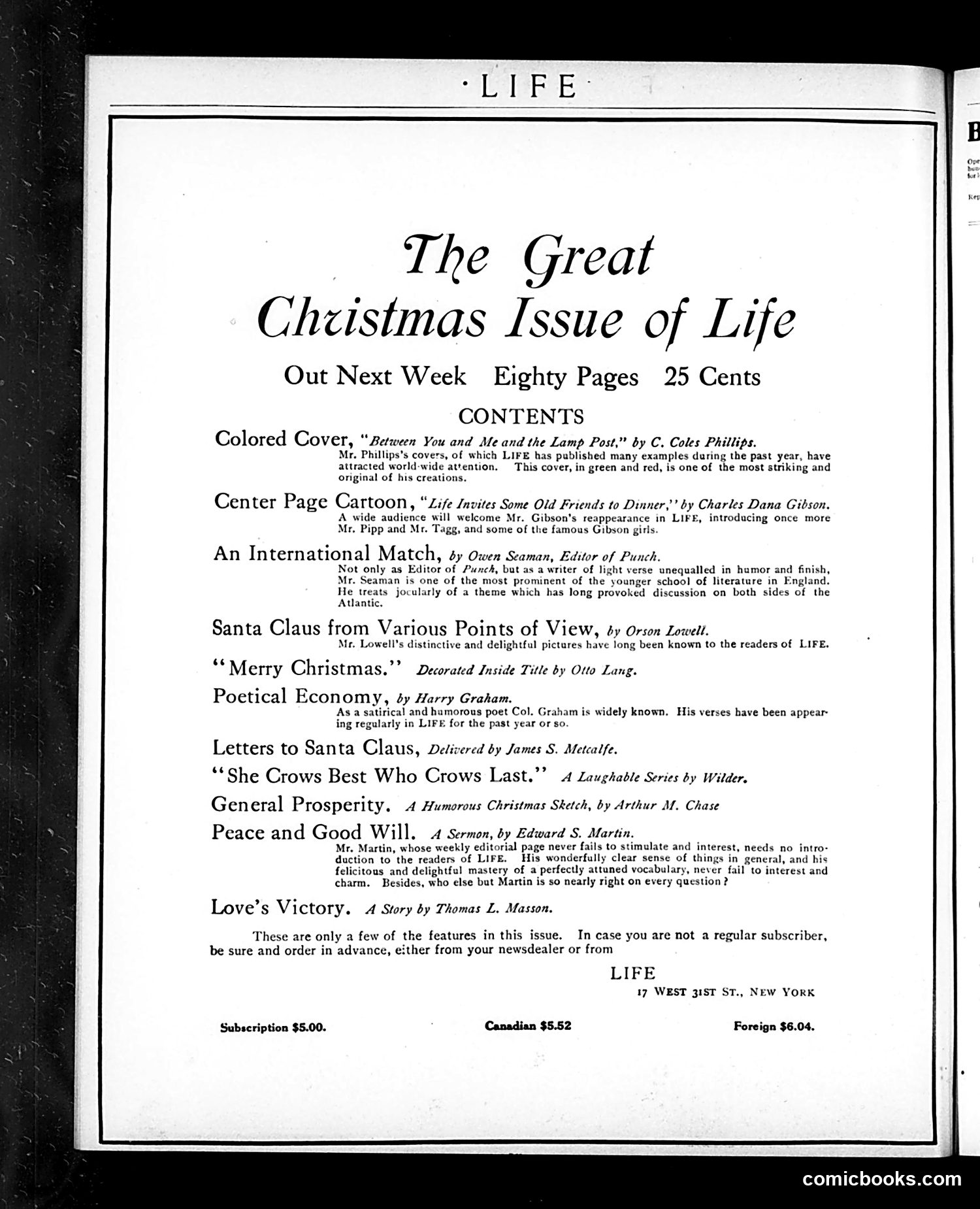 Life — November 25, 1909 — page 22 of 32