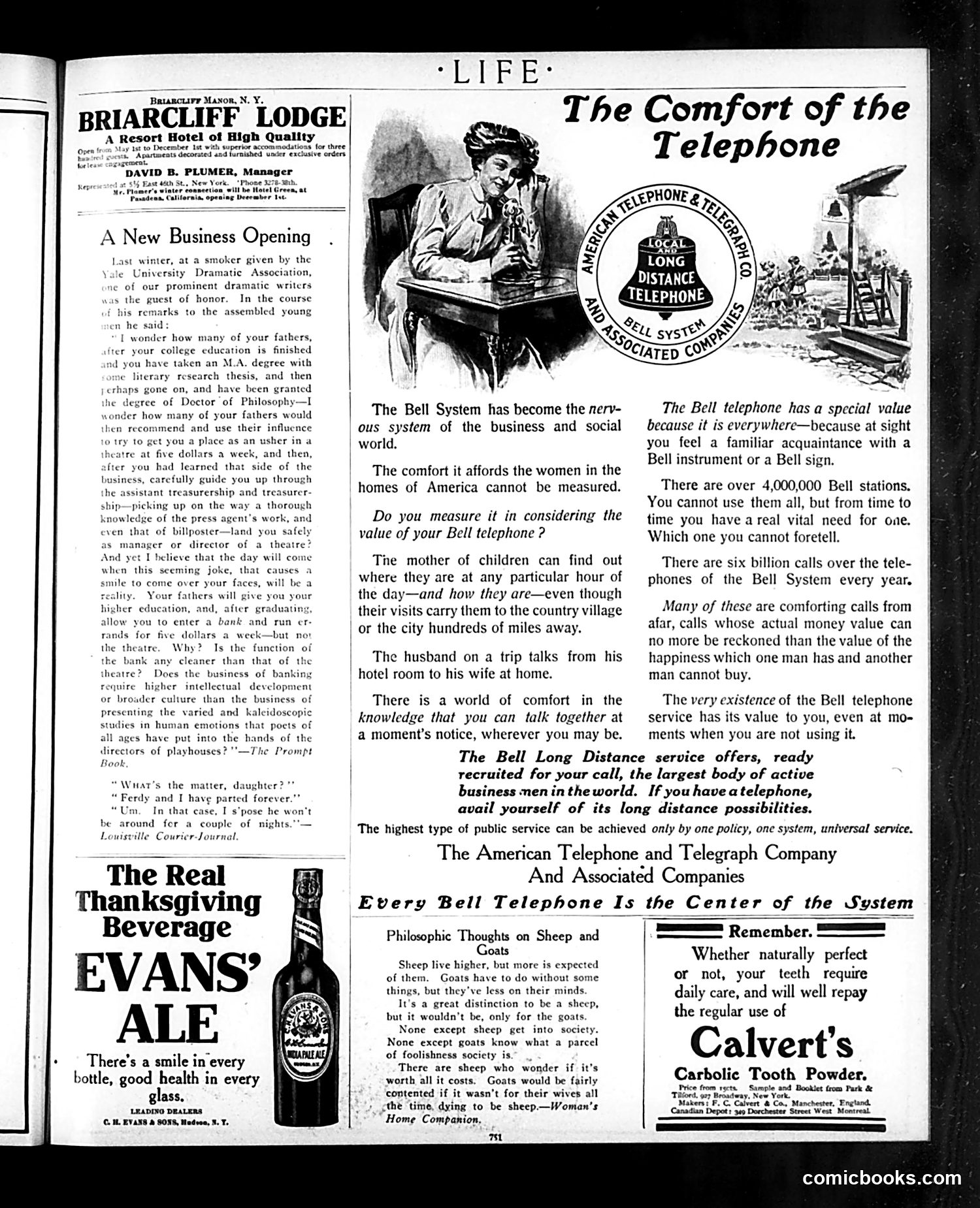 Life — November 25, 1909 — page 23 of 32