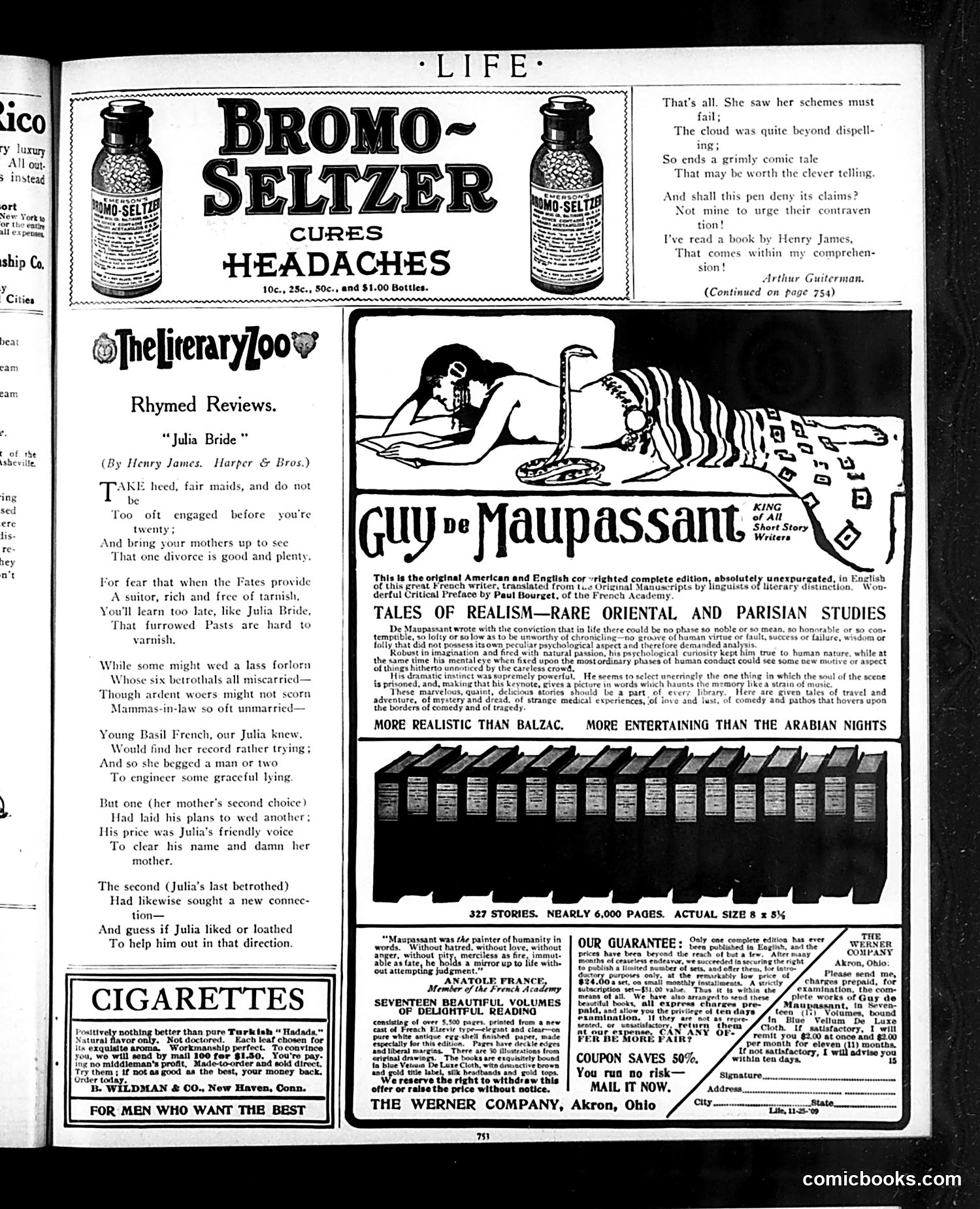 Life — November 25, 1909 — page 25 of 32