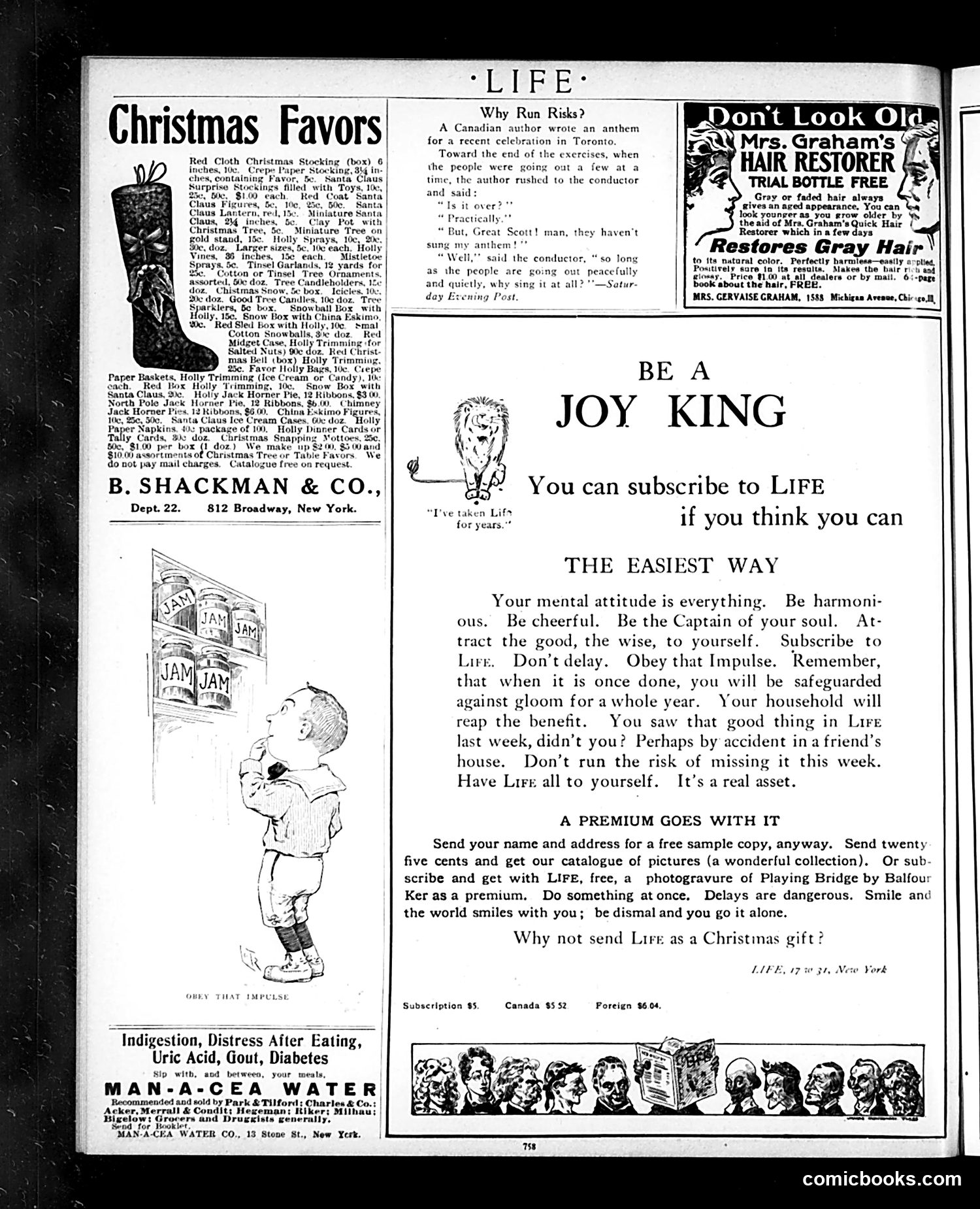 Life — November 25, 1909 — page 30 of 32