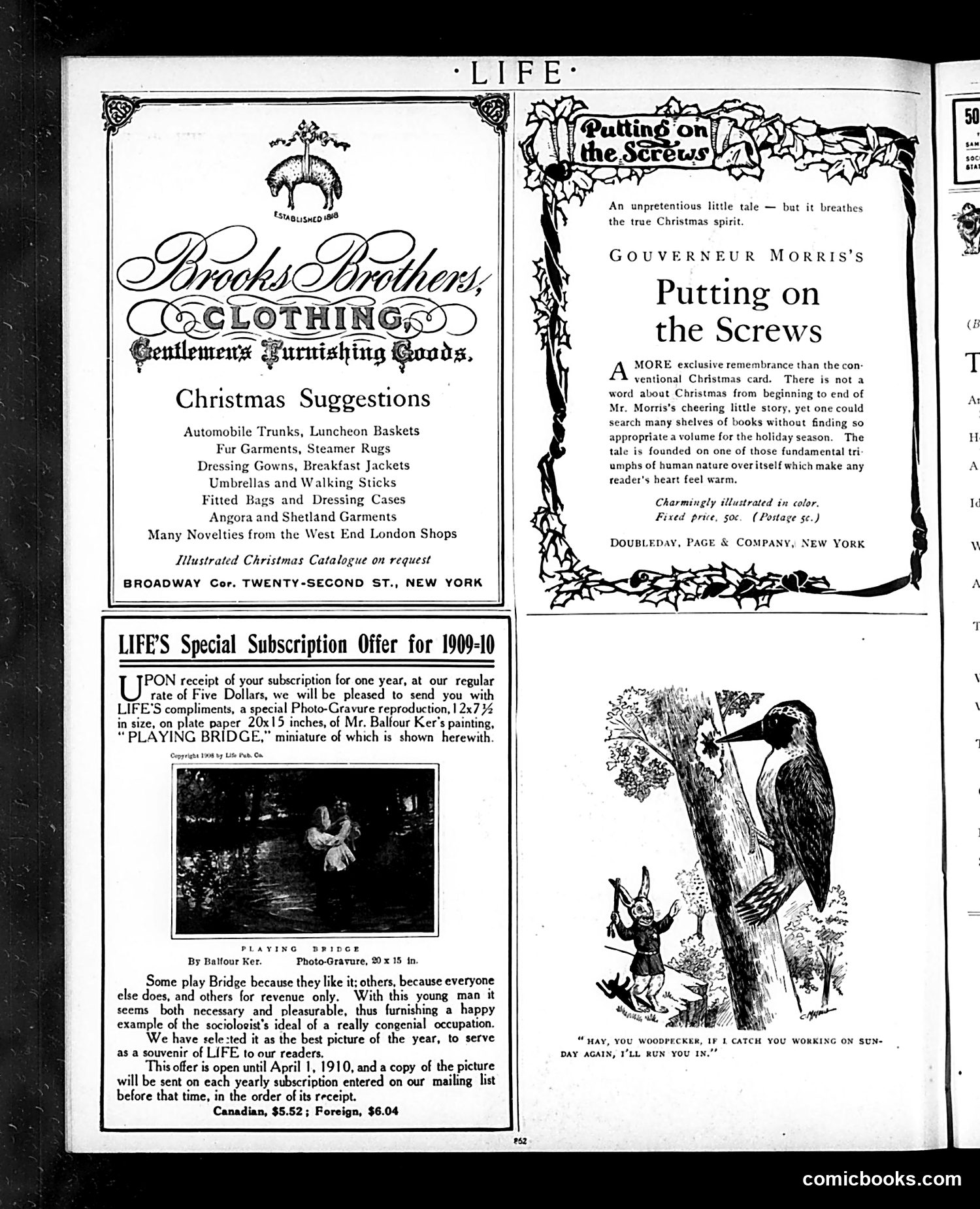Life — December 9, 1909 — page 22 of 32