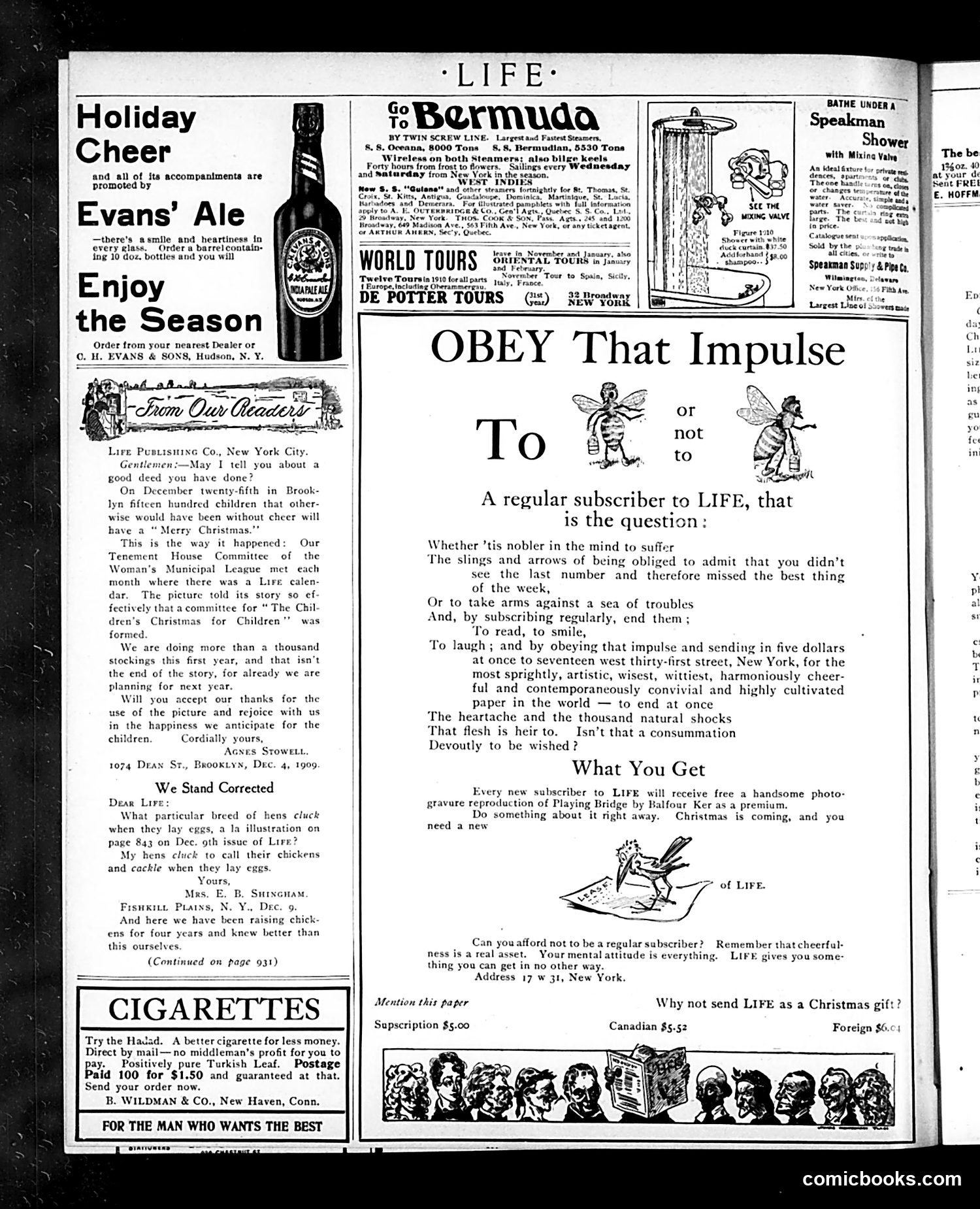 Life — December 23, 1909 — page 26 of 28