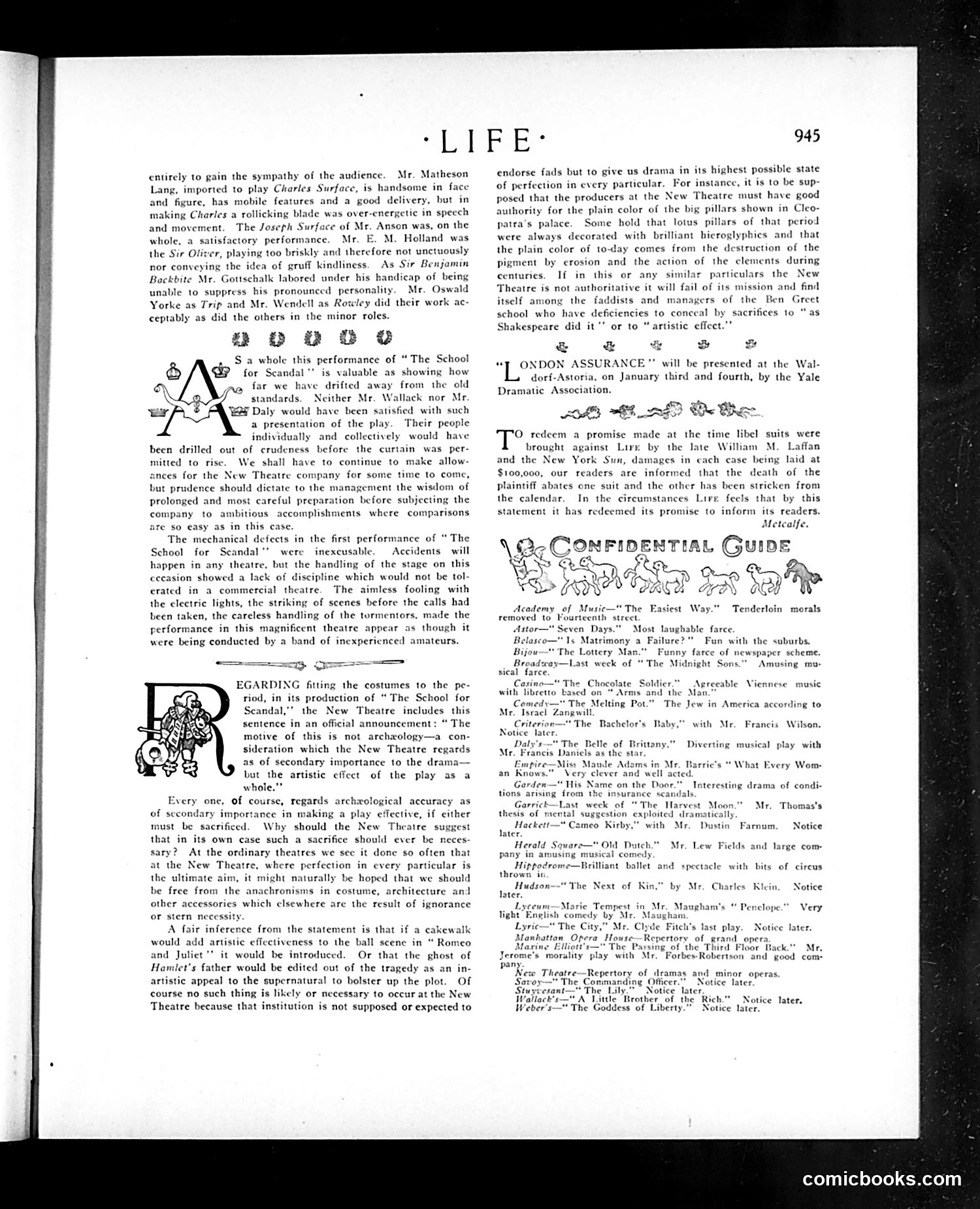 Life — December 30, 1909 — page 13 of 29