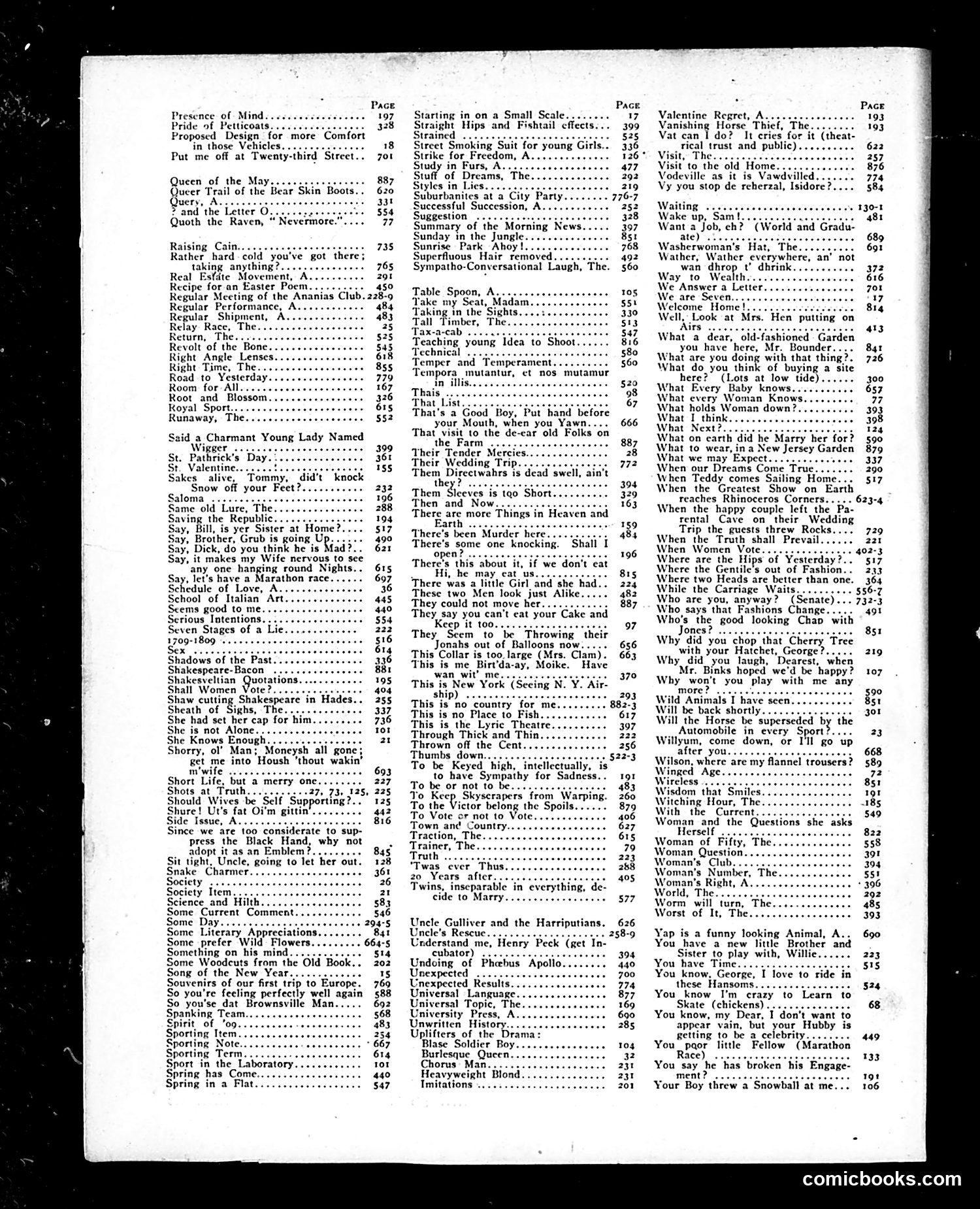Life — 1909 — page 4 of 5