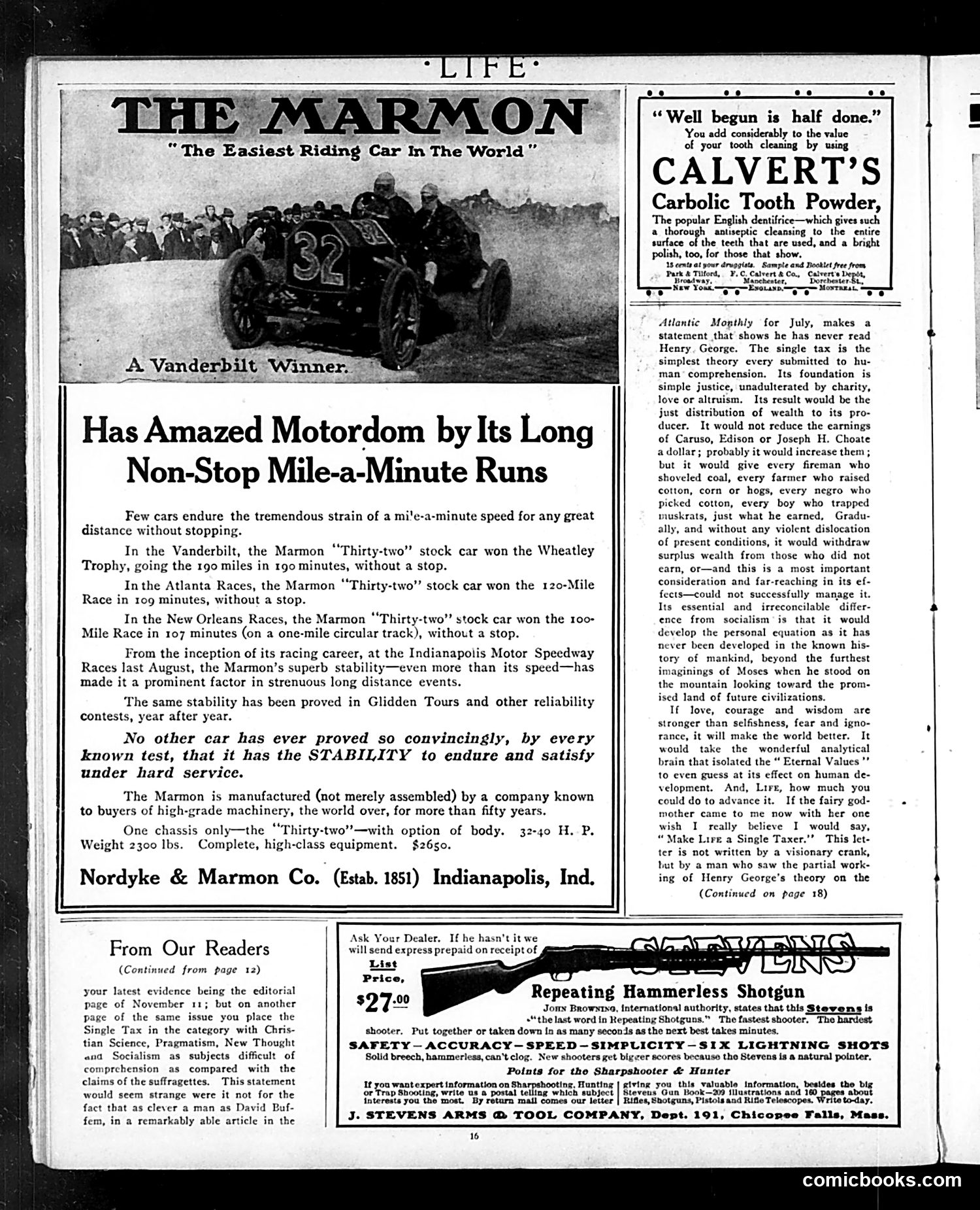 Life — January 6, 1910 — page 16 of 76