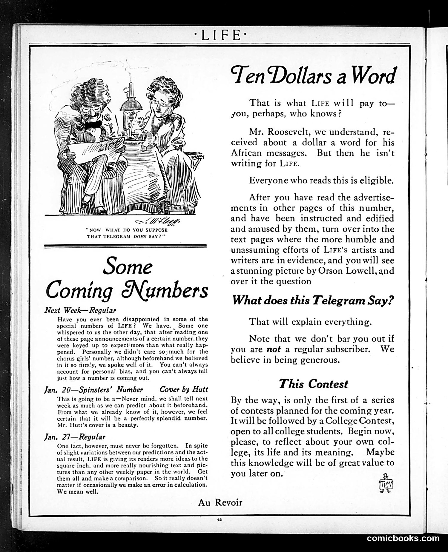 Life — January 6, 1910 — page 22 of 76