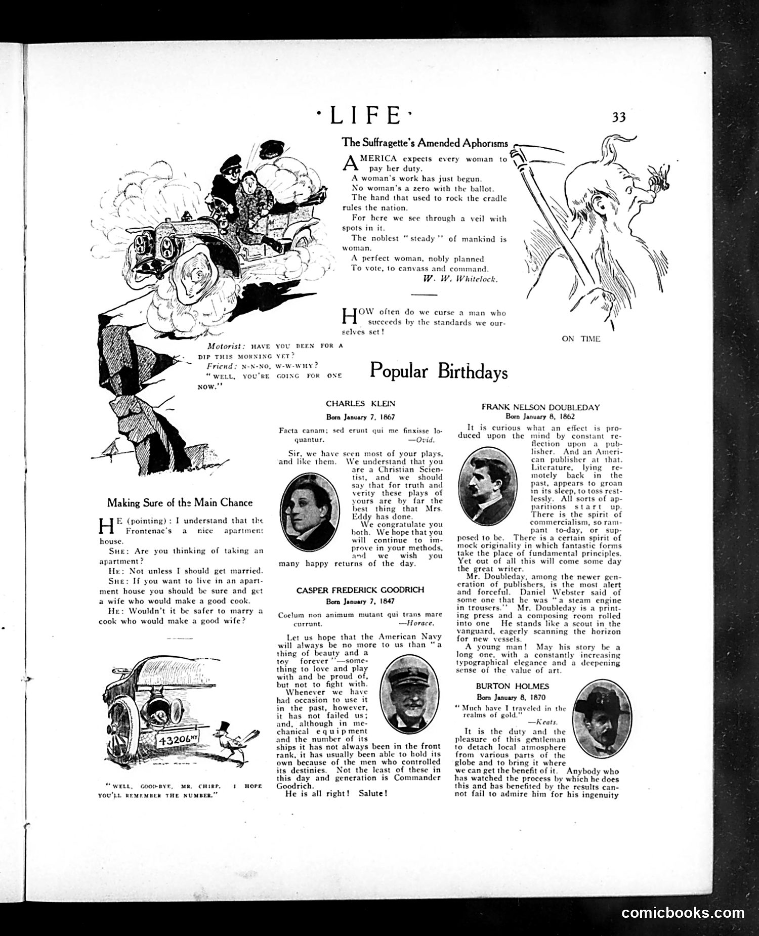 Life — January 6, 1910 — page 33 of 76