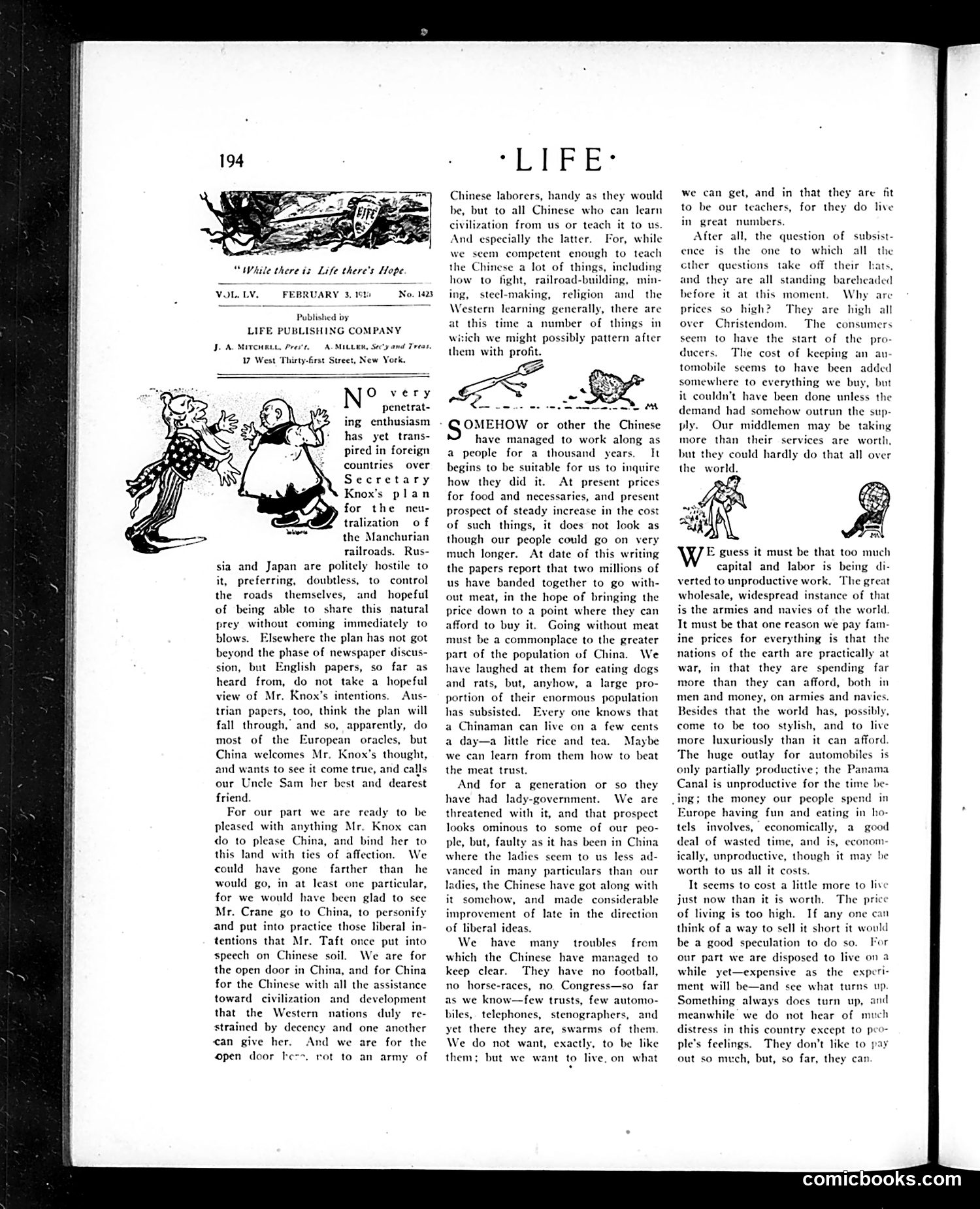 Life — February 3, 1910 — page 10 of 44