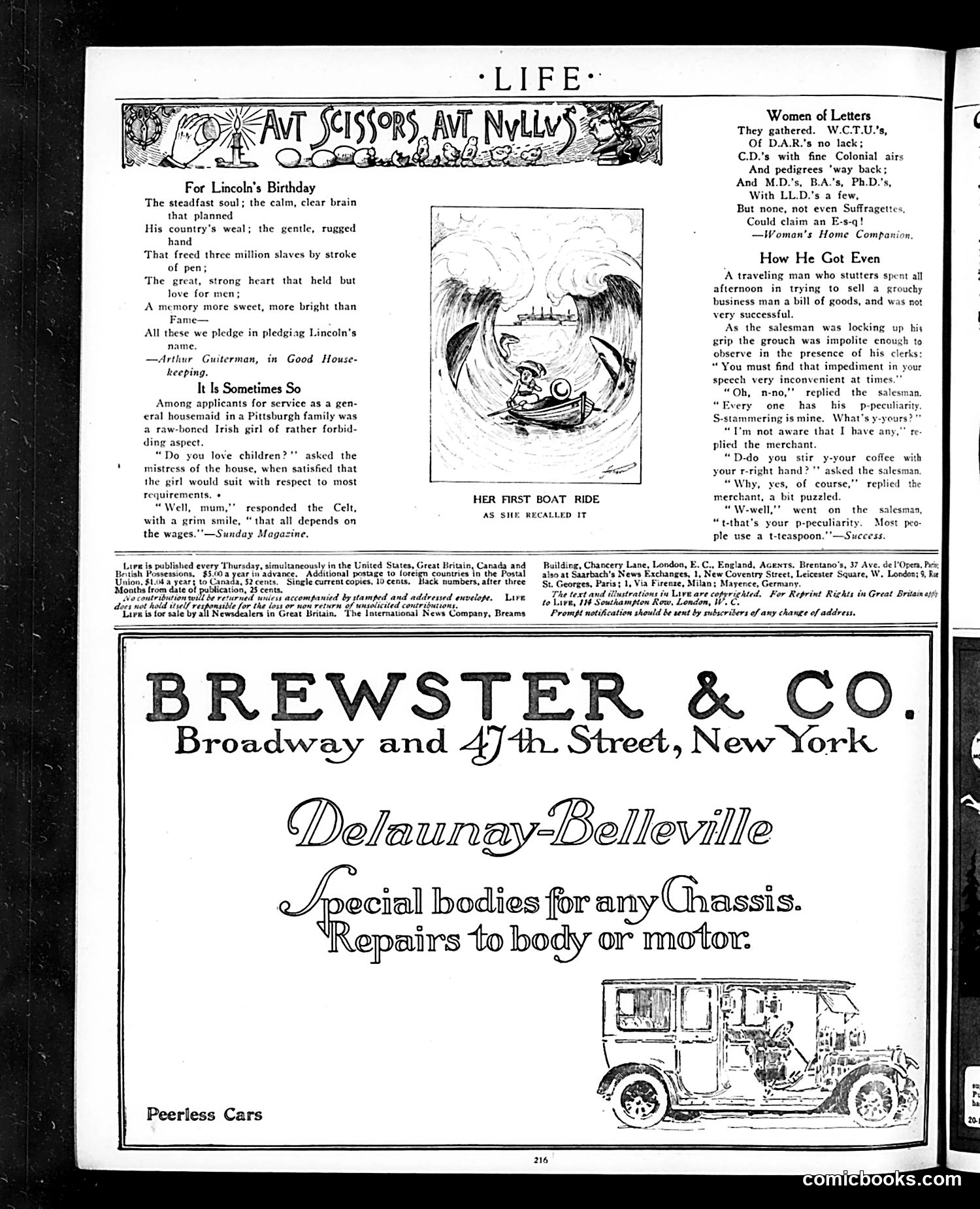 Life — February 3, 1910 — page 32 of 44