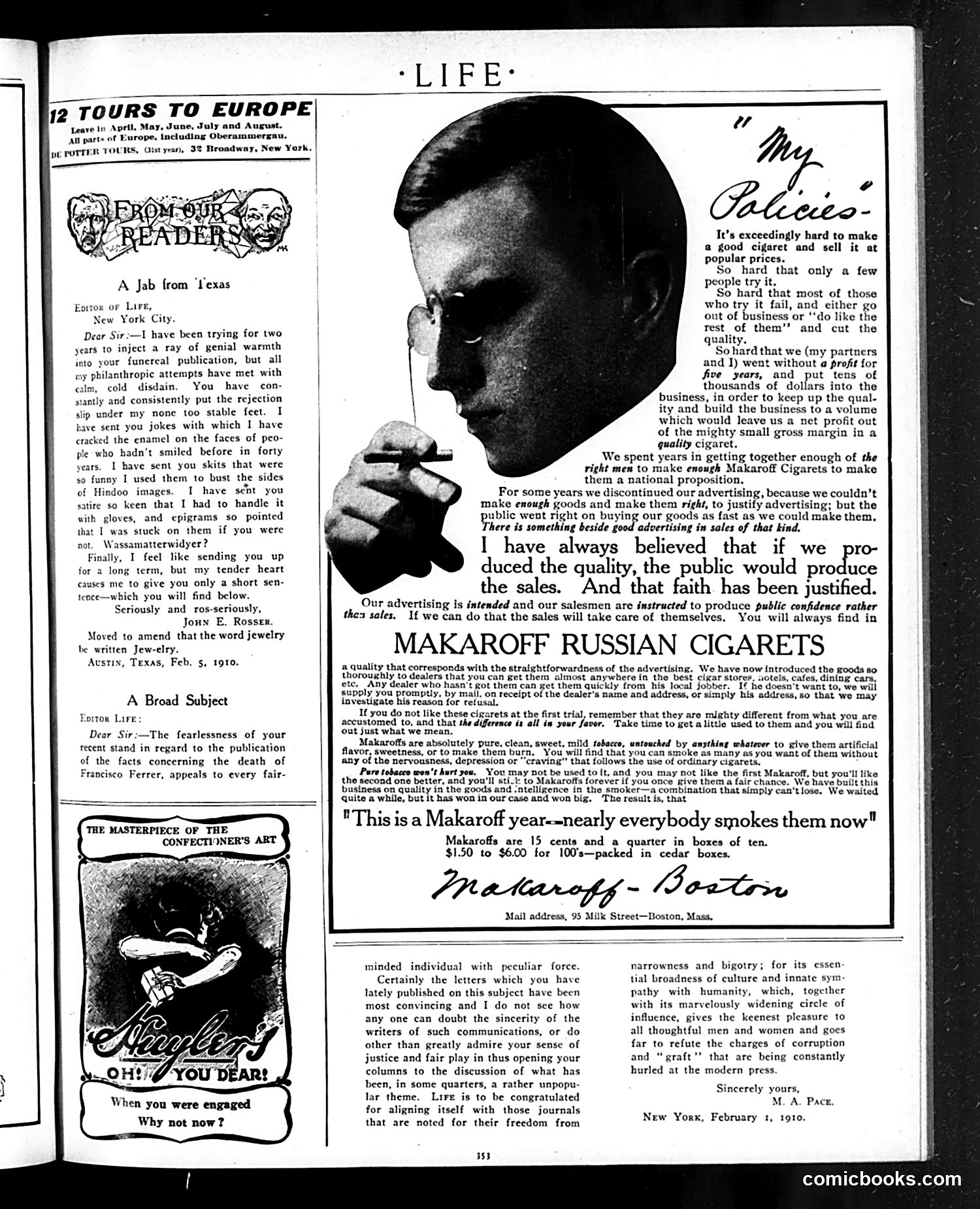 Life — March 3, 1910 — page 9 of 80