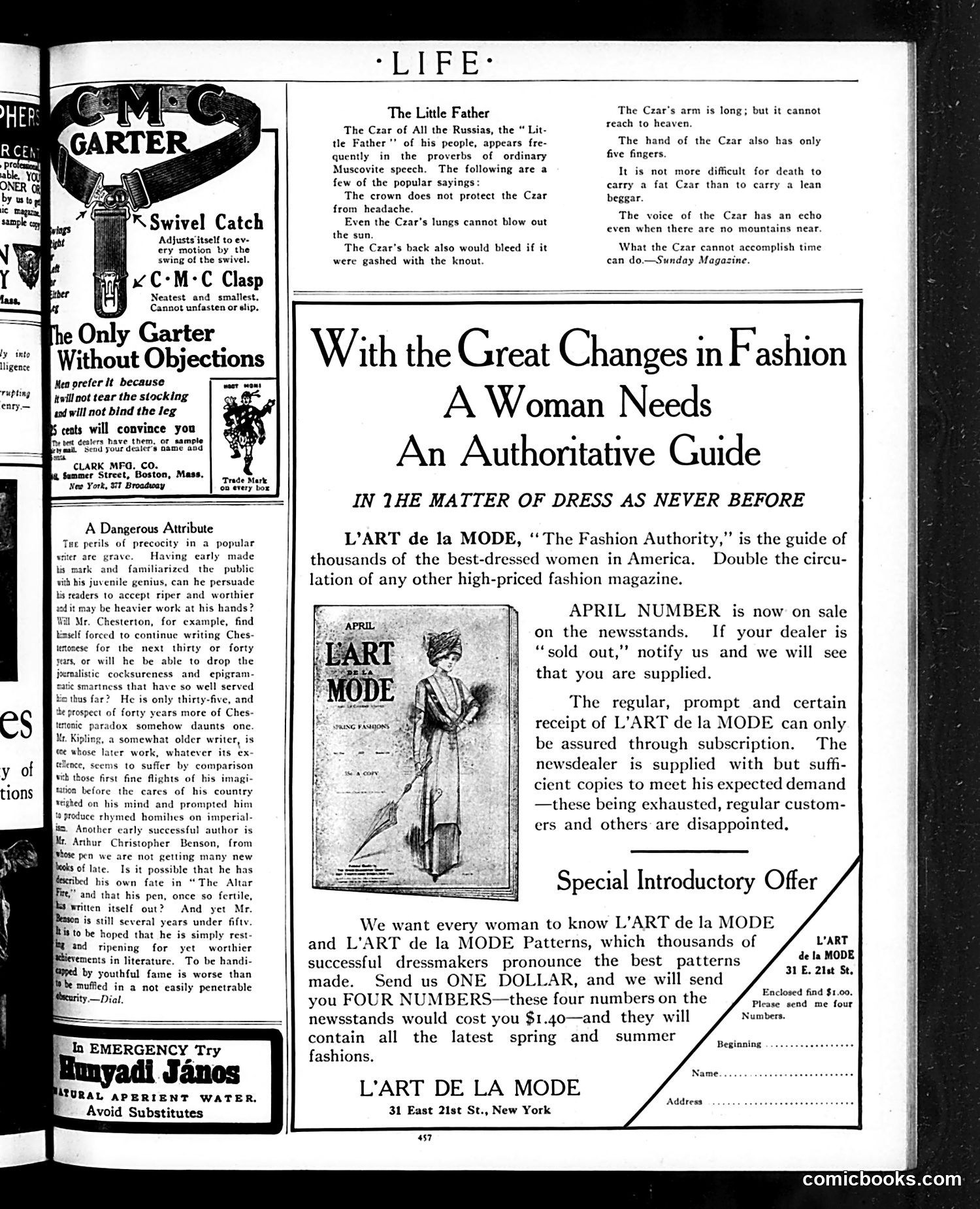 Life — March 10, 1910 — page 33 of 36