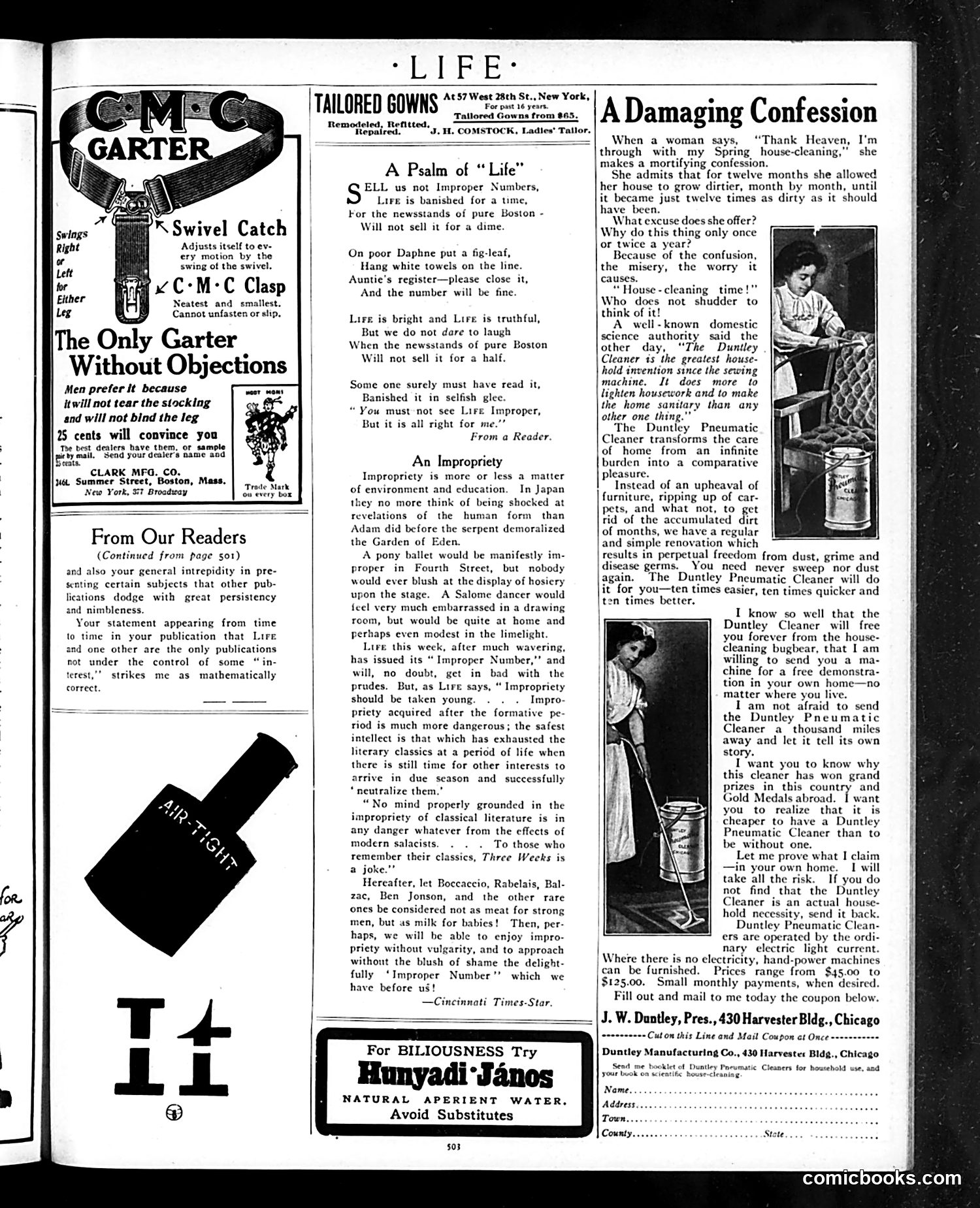 Life — March 24, 1910 — page 7 of 44
