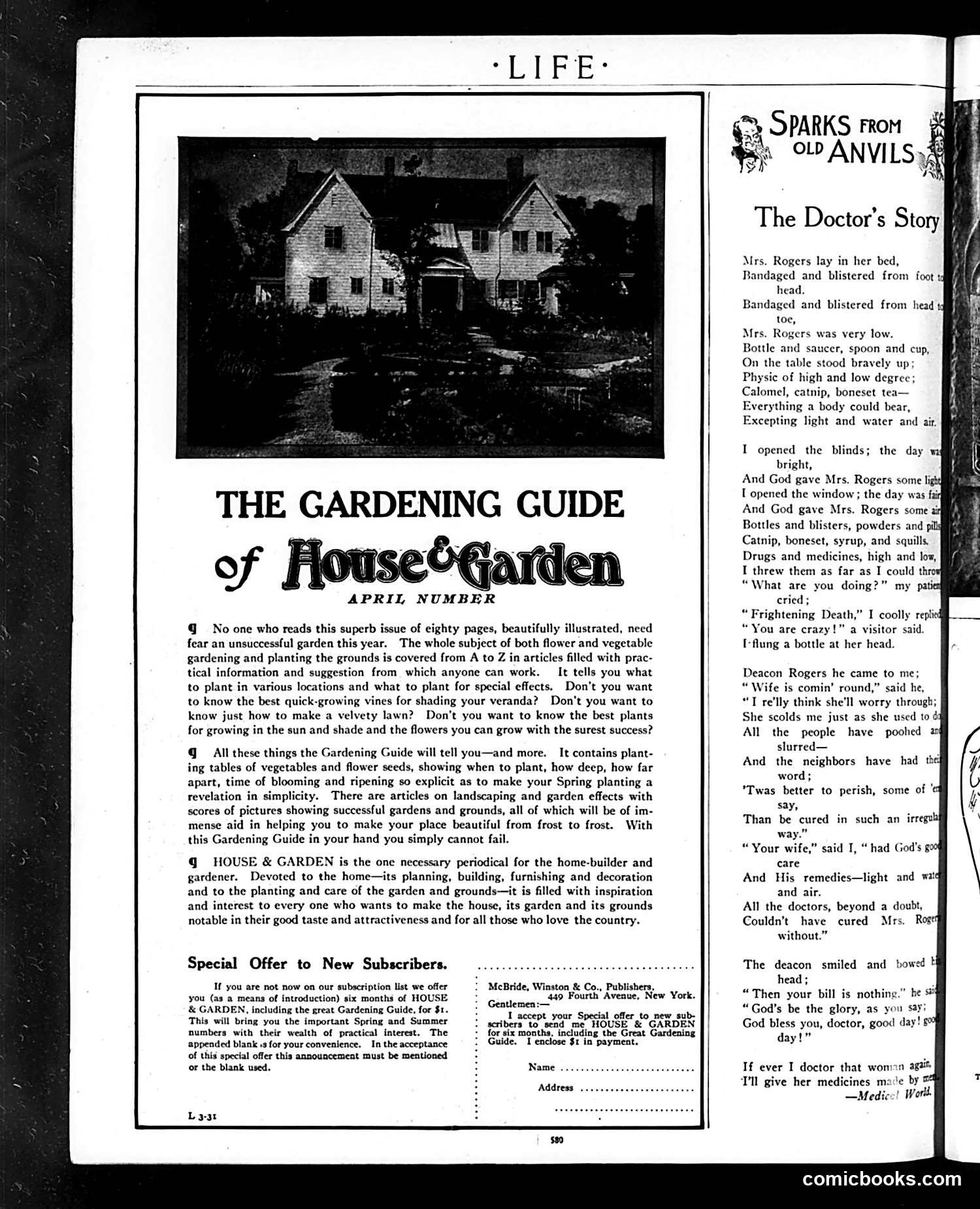 Life — March 31, 1910 — page 40 of 46