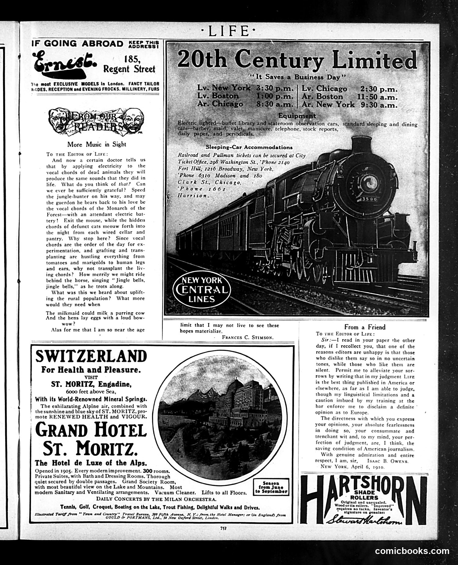 Life — April 28, 1910 — page 5 of 40