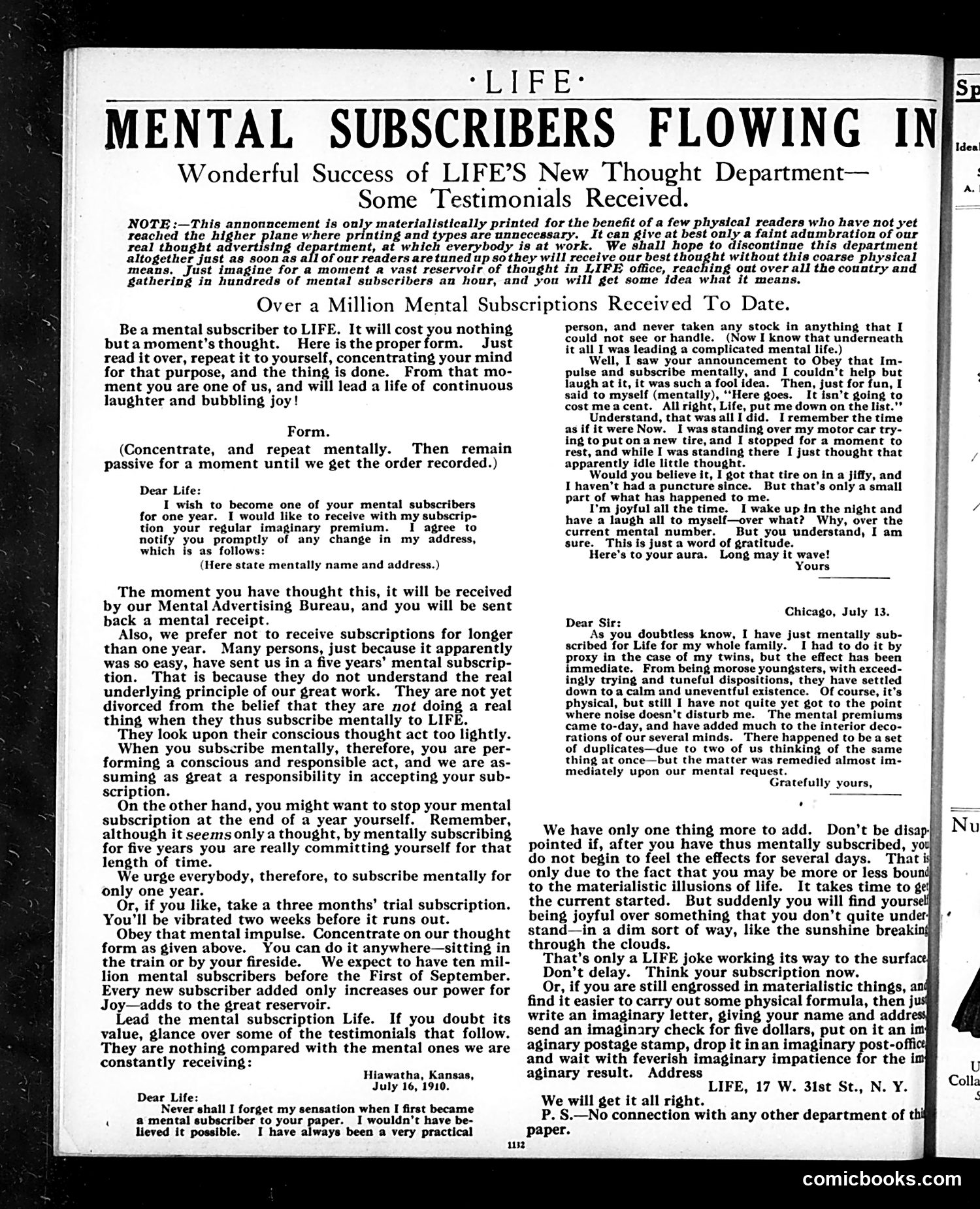 Life — June 23, 1910 — page 4 of 40
