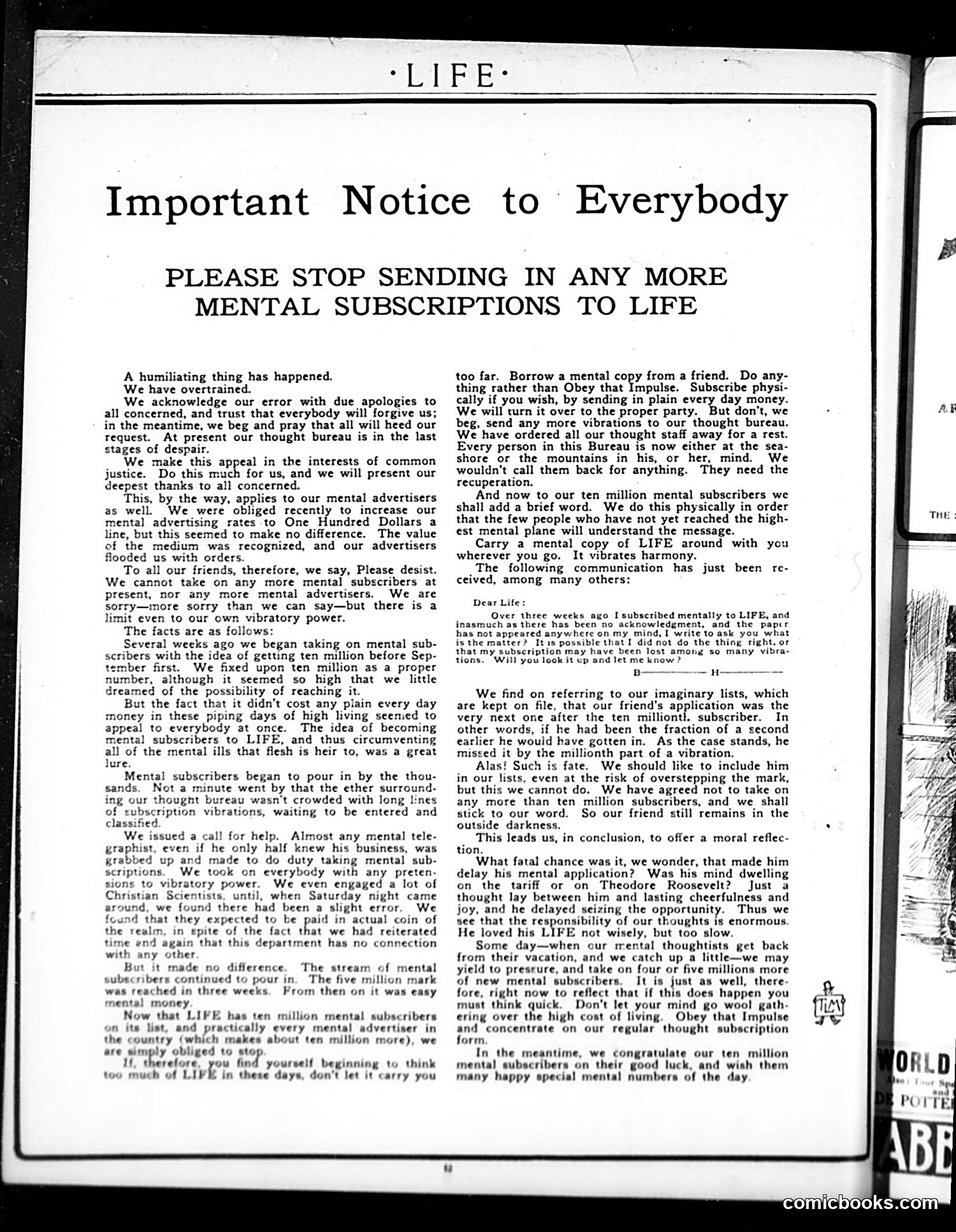 Life — July 14, 1910 — page 4 of 40