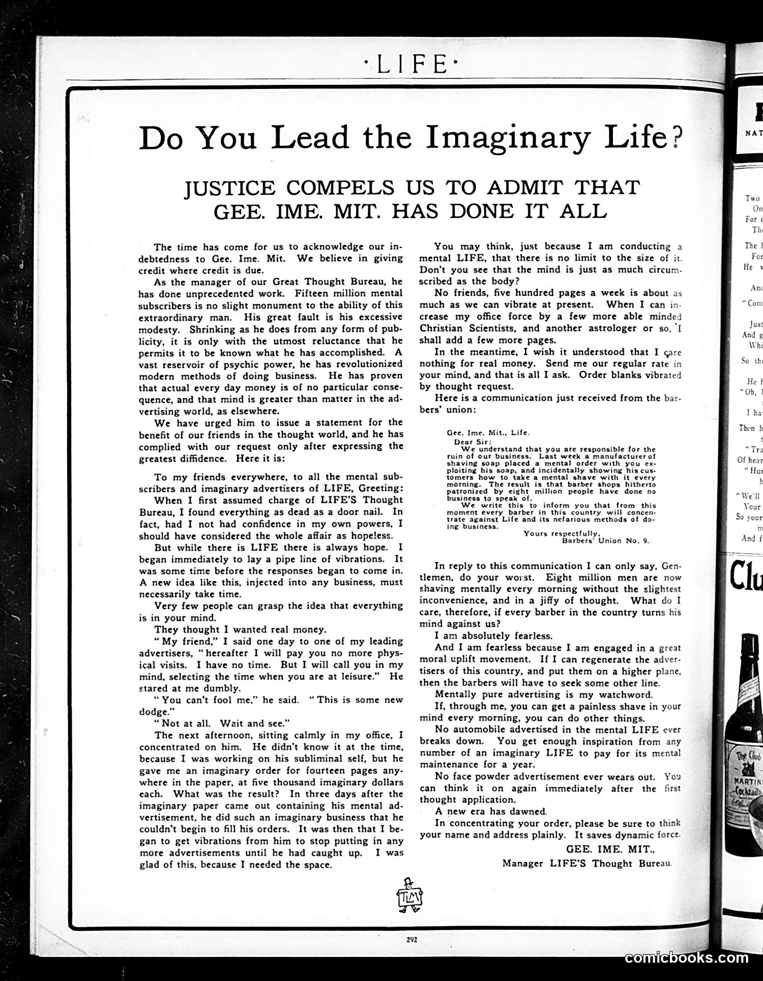 Life — August 25, 1910 — page 4 of 40