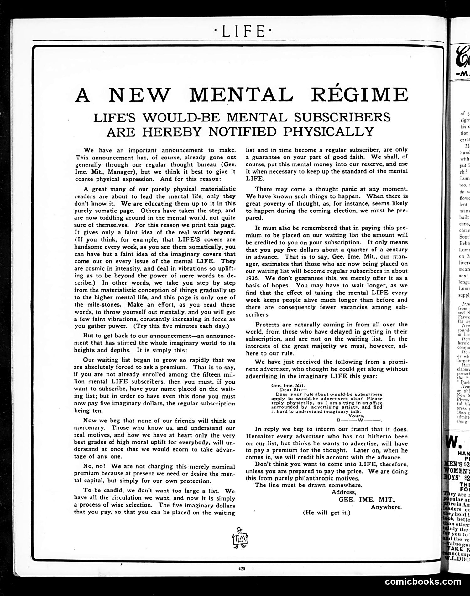 Life — September 15, 1910 — page 4 of 40