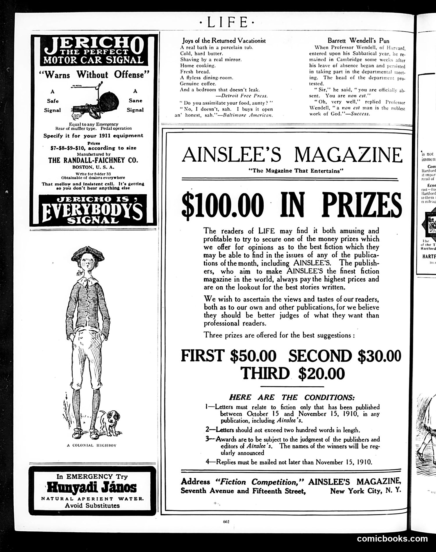 Life — October 13, 1910 — page 6 of 44