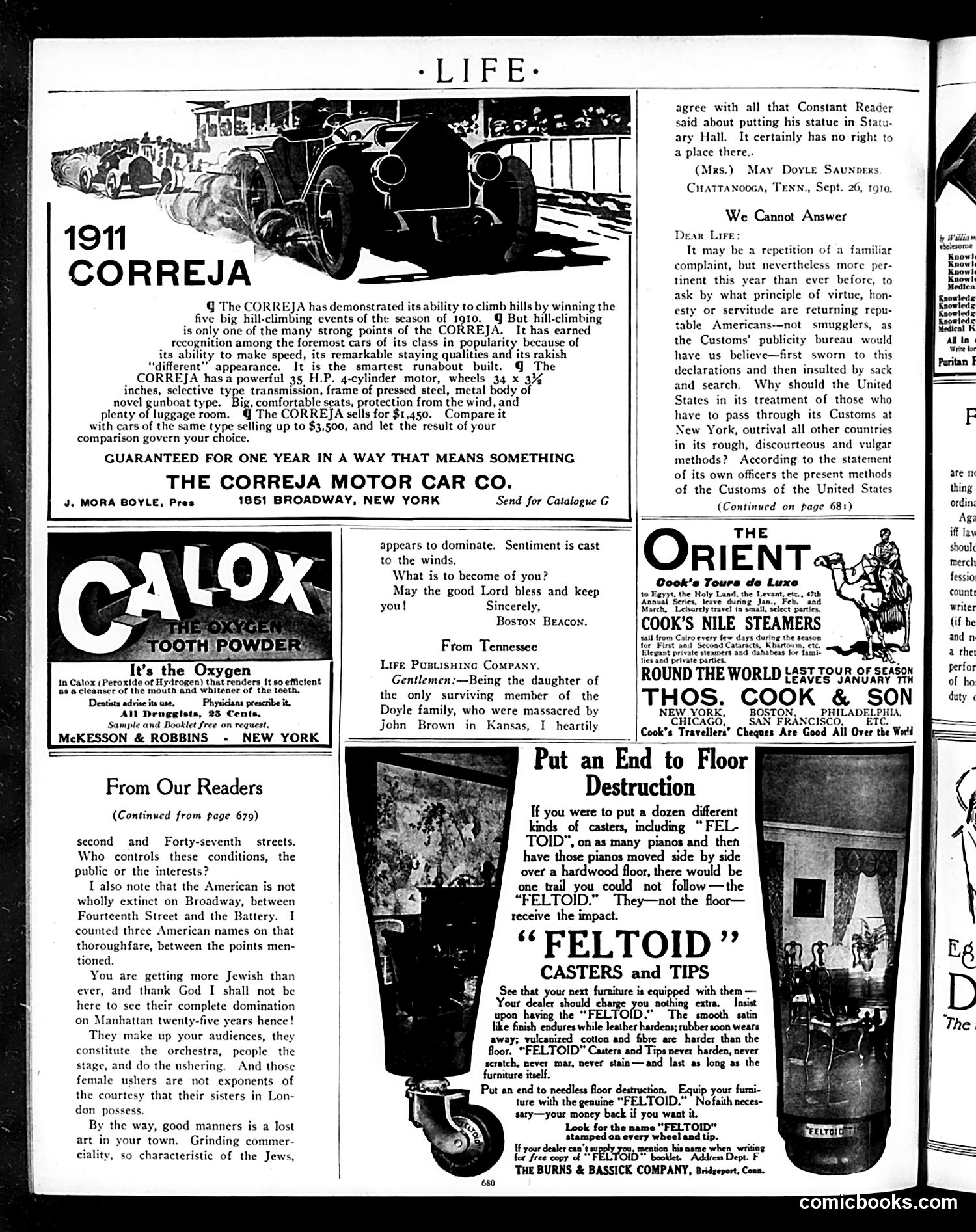 Life — October 20, 1910 — page 40 of 44