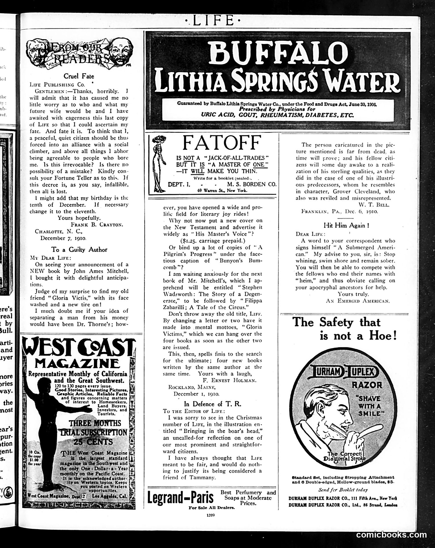 Life — December 29, 1910 — page 33 of 41