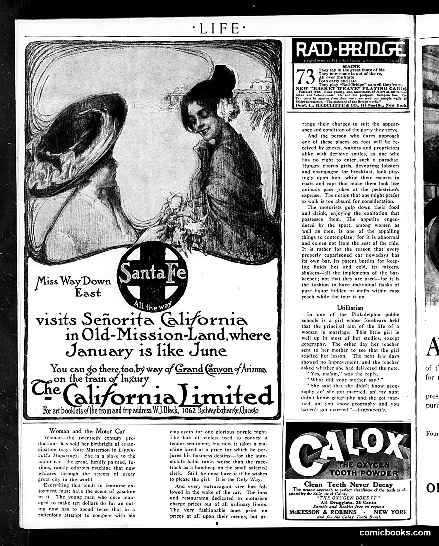 Life — January 5, 1911 — page 8 of 104